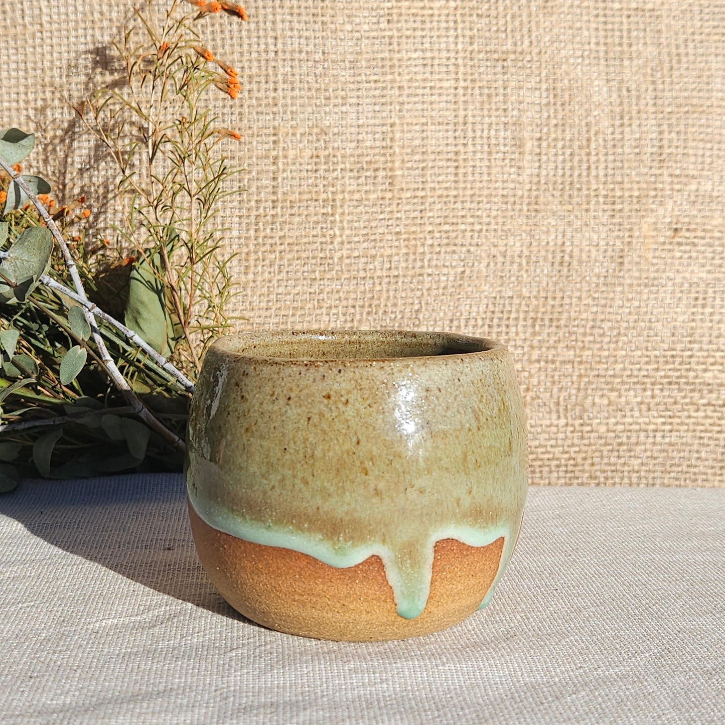 Gobelet sans anse vert olive