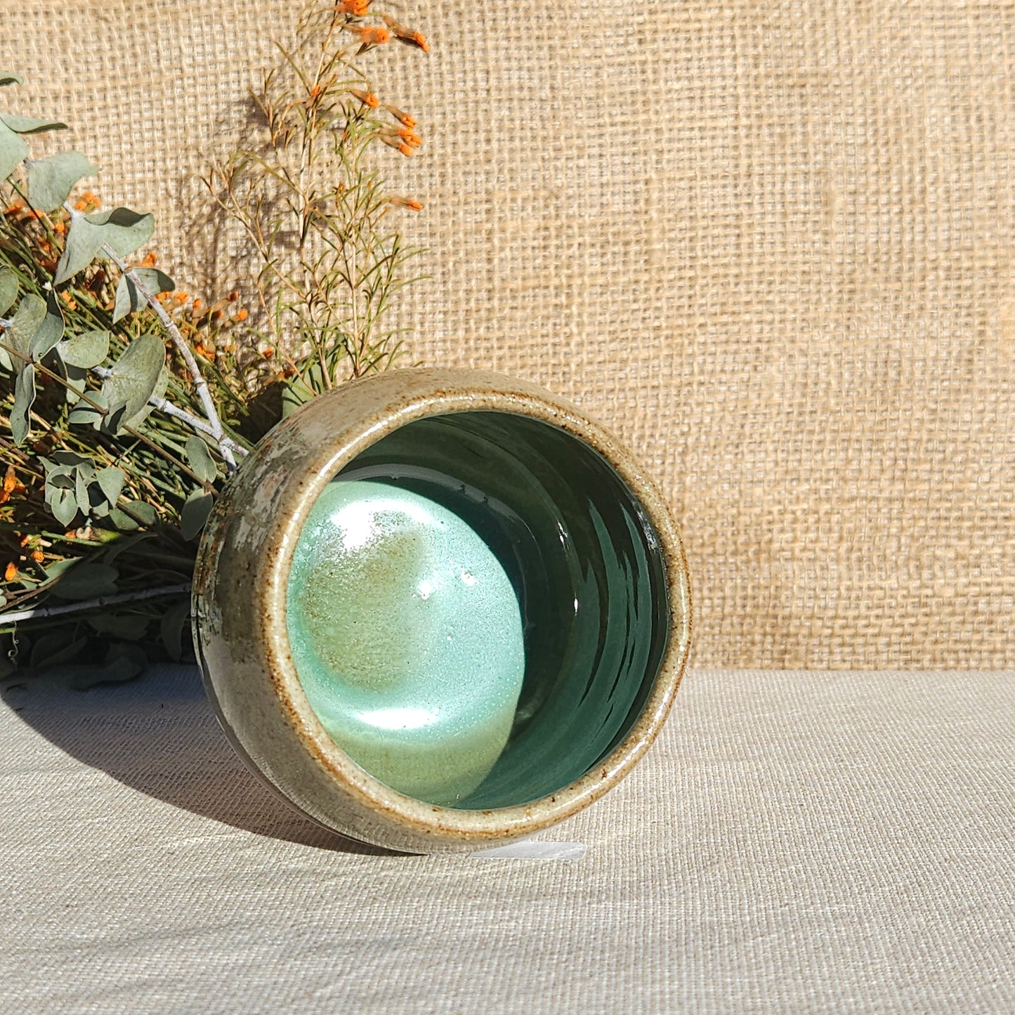 Gobelet sans anse vert olive