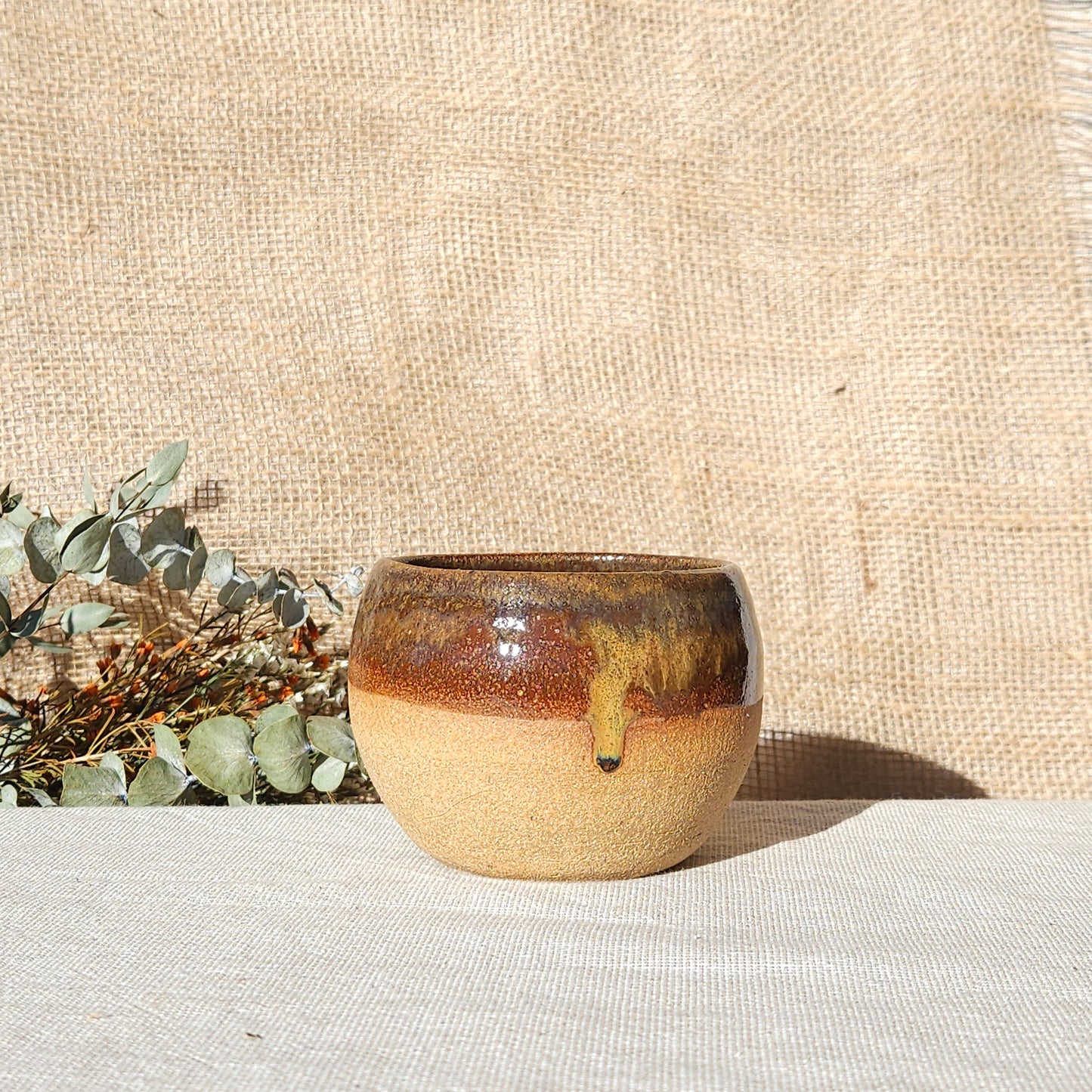 Tasse Boule Beige Rouille