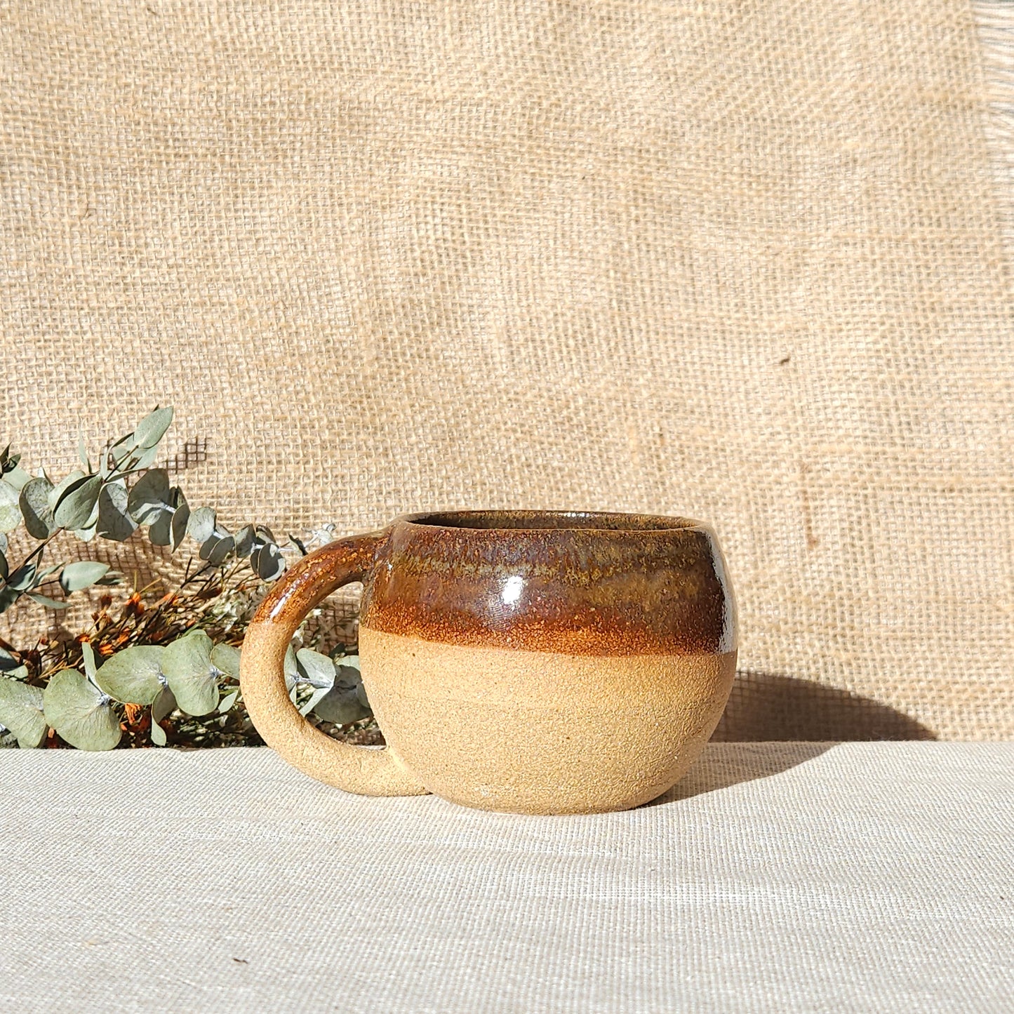 Tasse Boule Beige Rouille