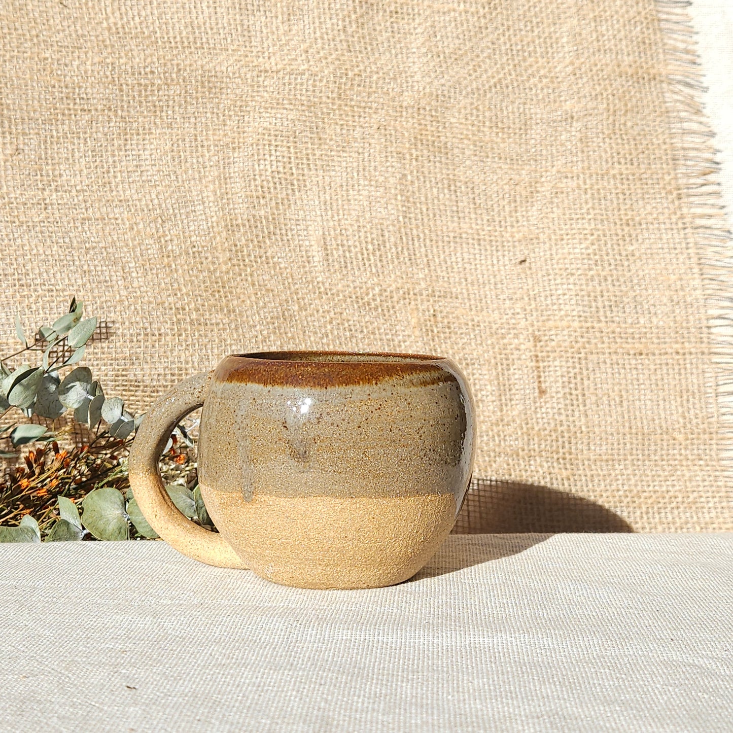 Tasse Boule Beige Rouille