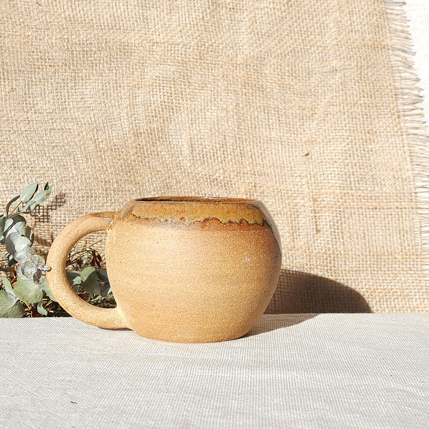 Tasse Boule Beige Rouille