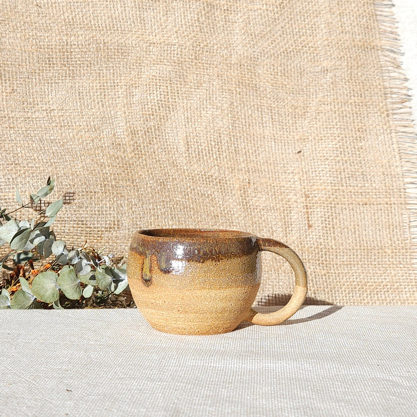 Tasse Boule Beige Rouille