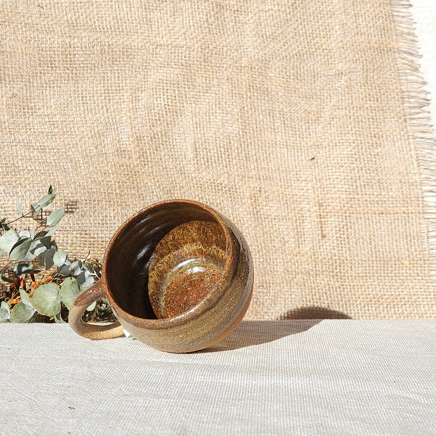 Tasse Boule Beige Rouille
