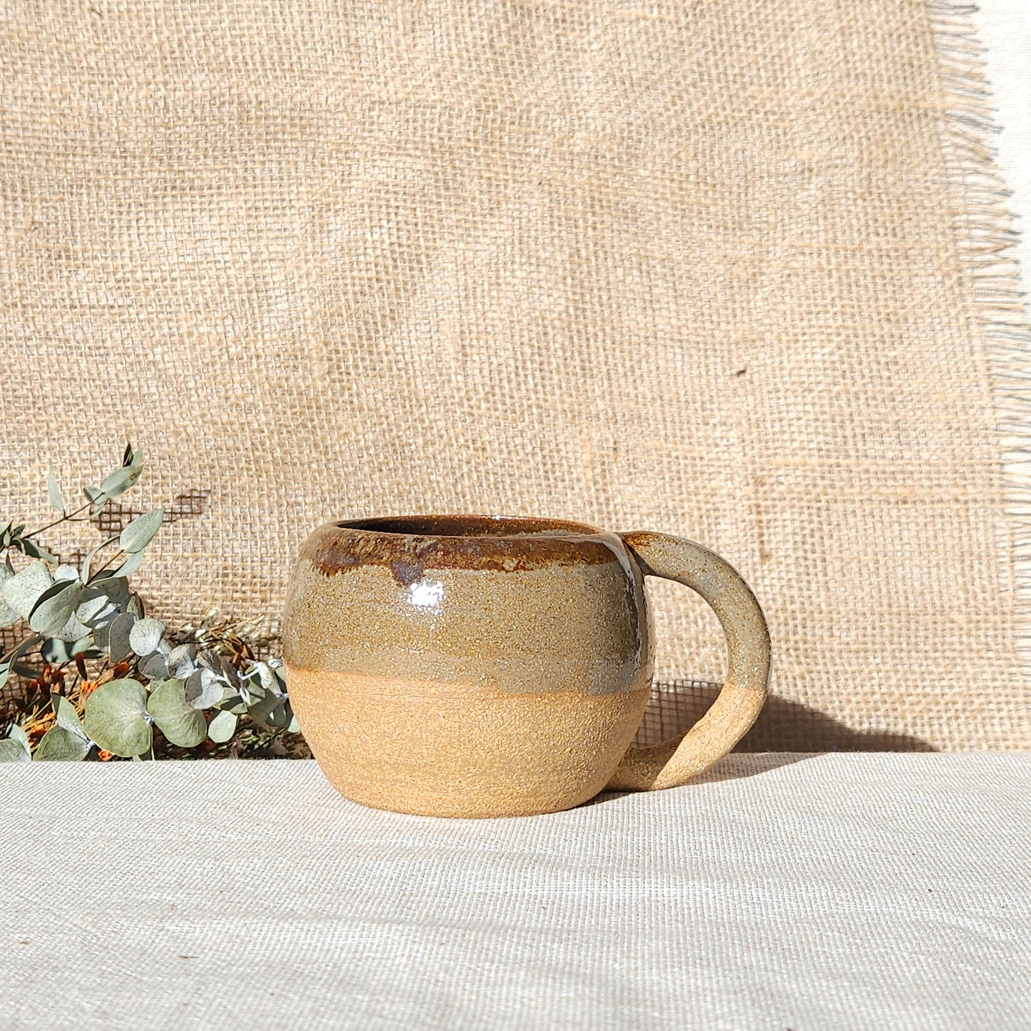 Tasse Boule Beige Rouille