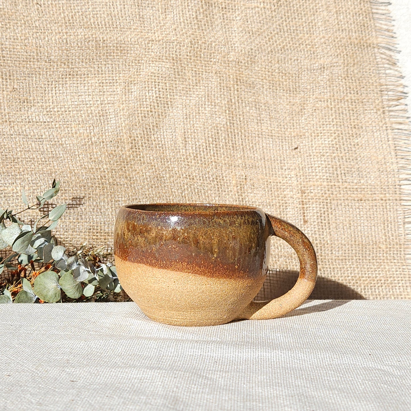 Tasse Boule Beige Rouille