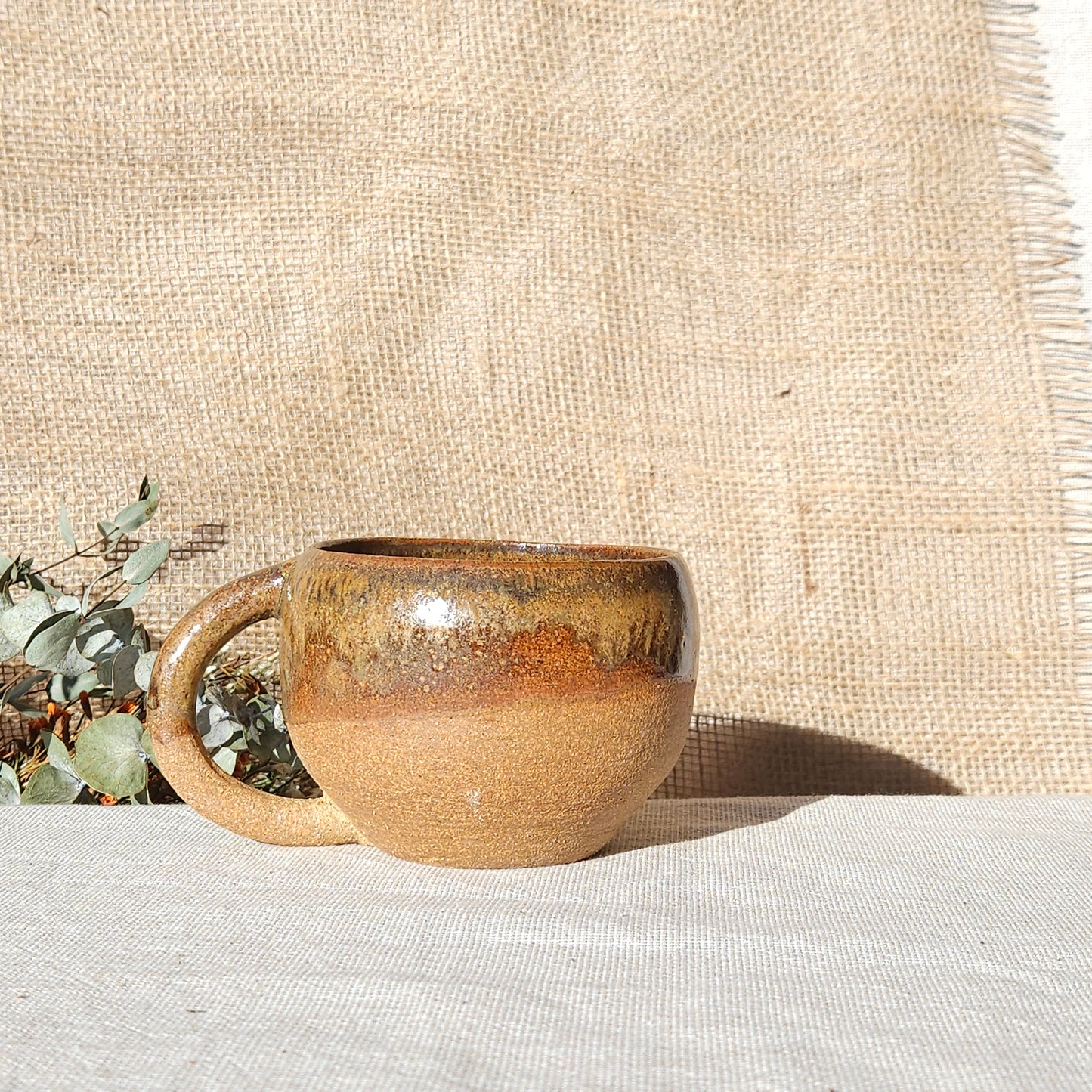 Tasse Boule Beige Rouille