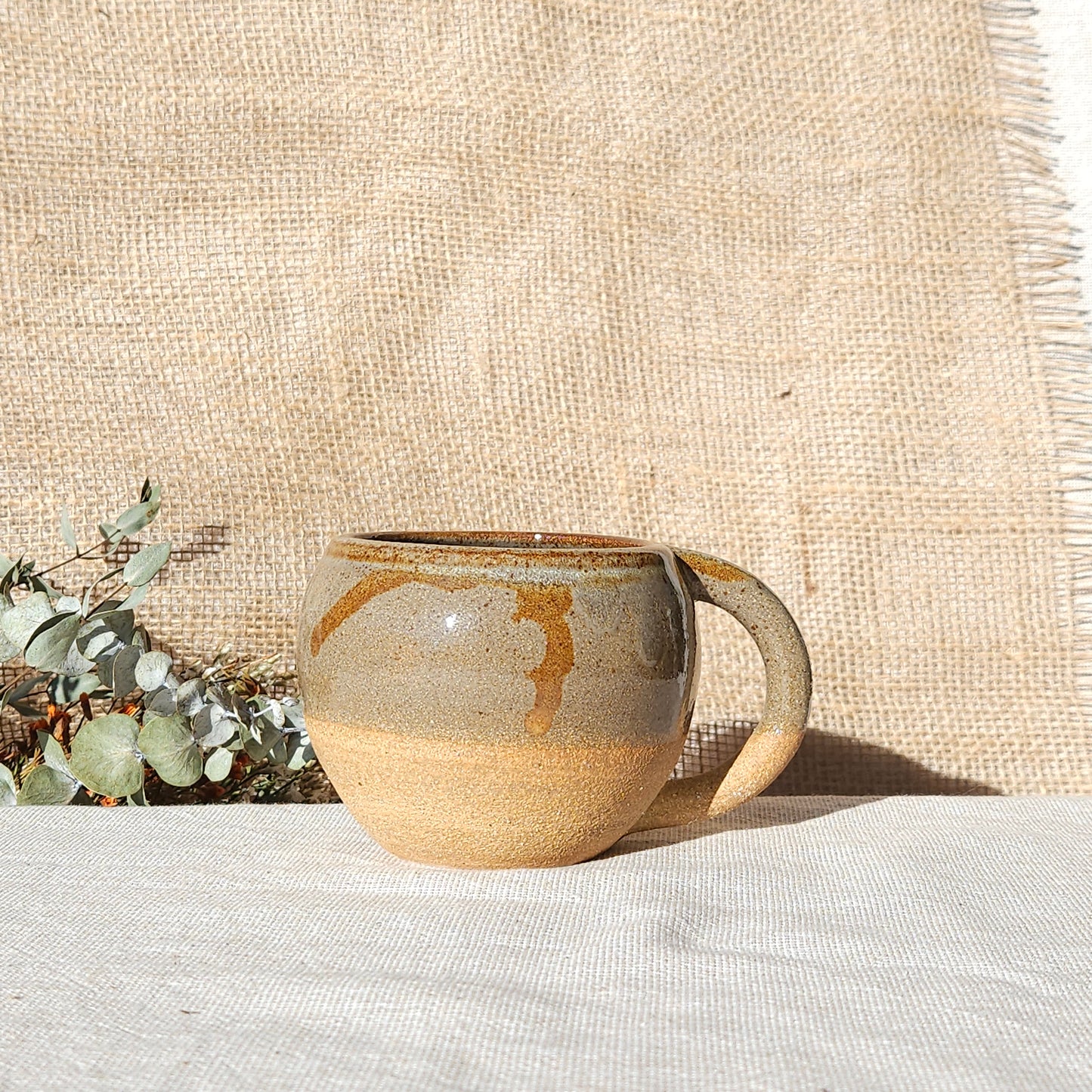 Tasse Boule Beige Rouille