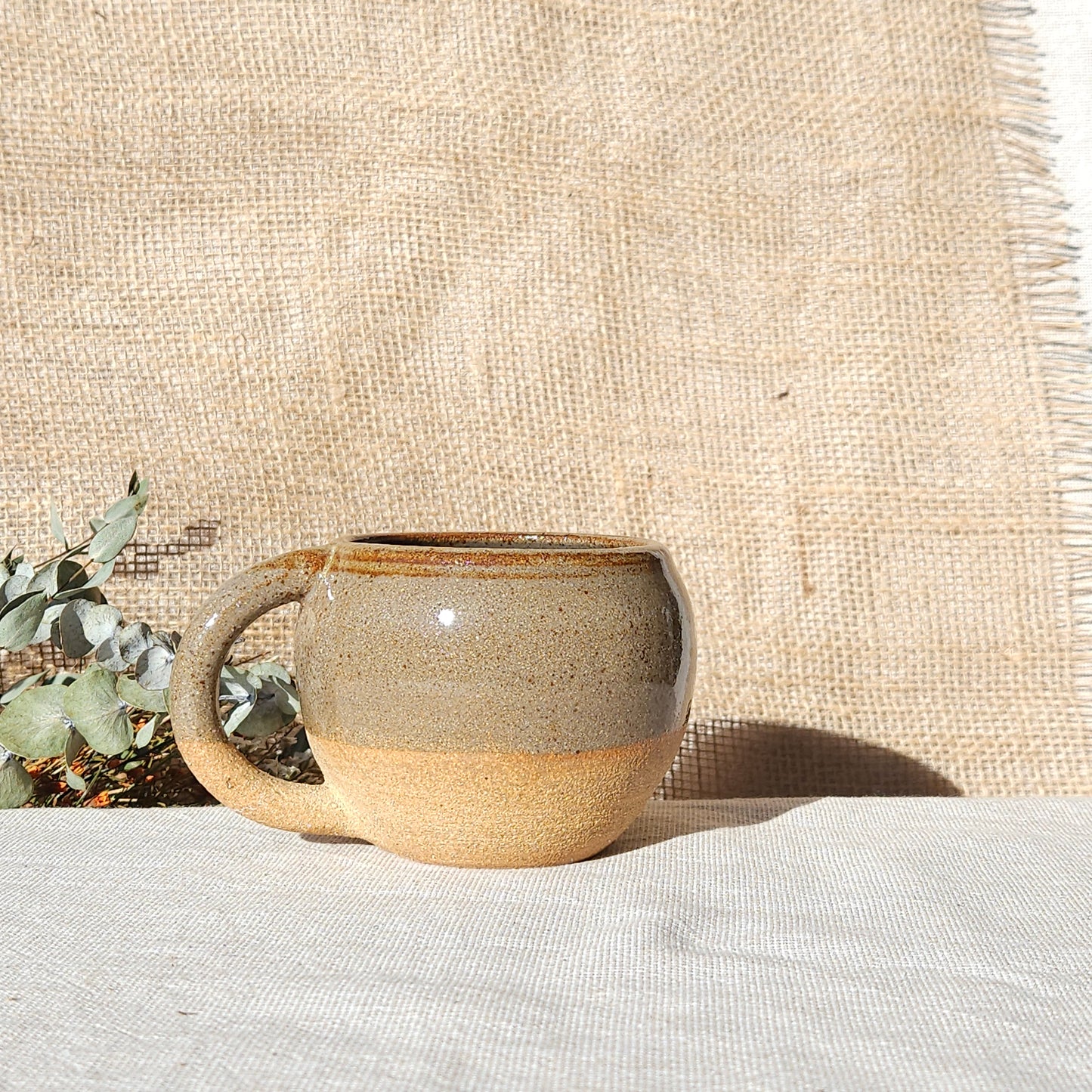 Tasse Boule Beige Rouille