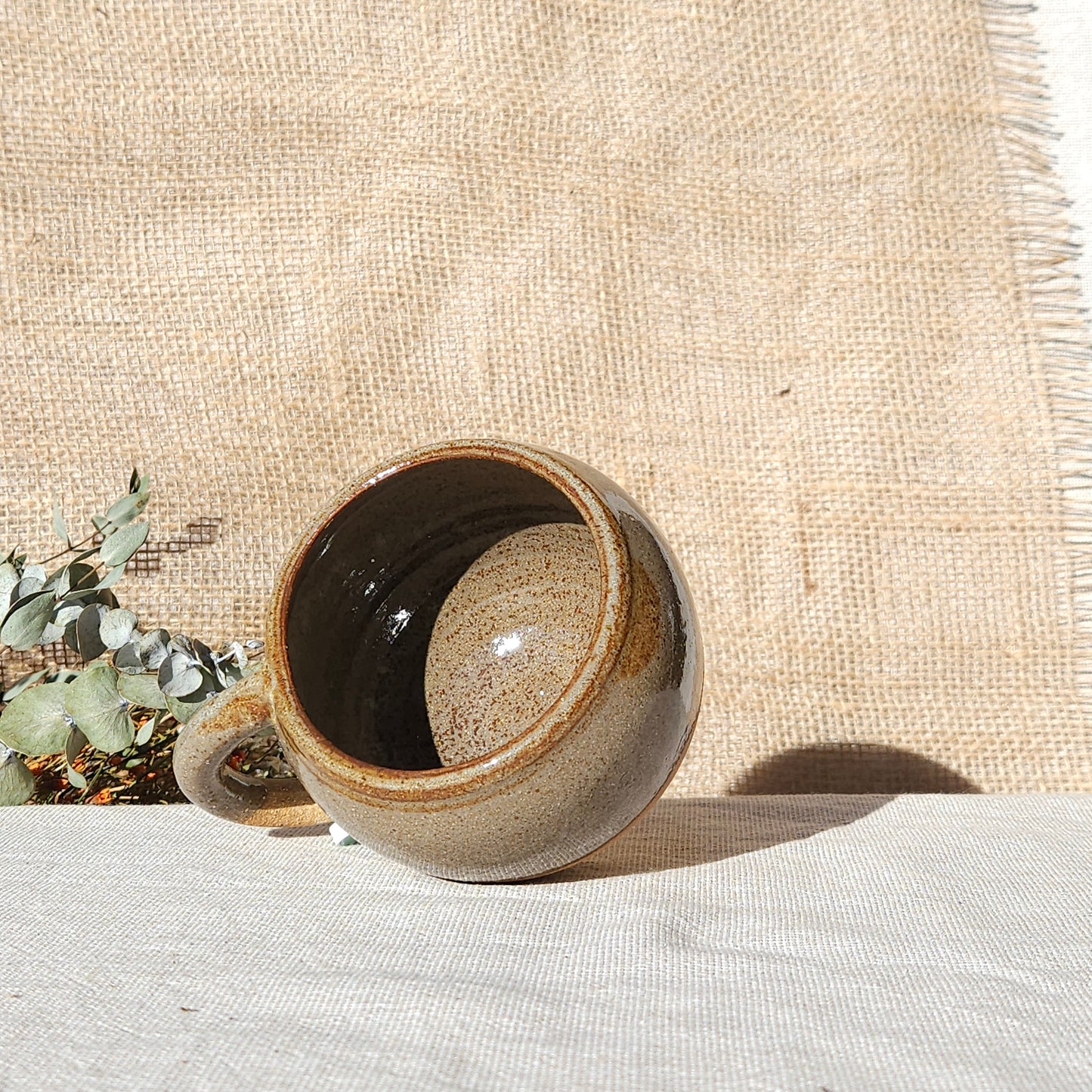 Tasse Boule Beige Rouille