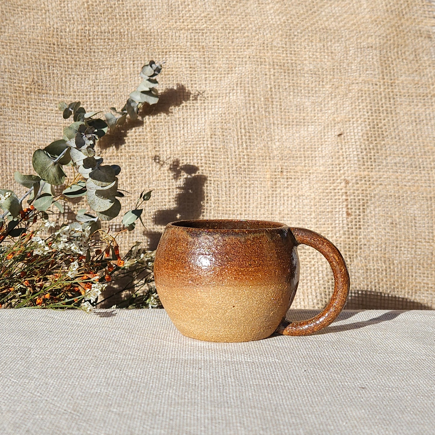 Tasse Boule Beige Rouille