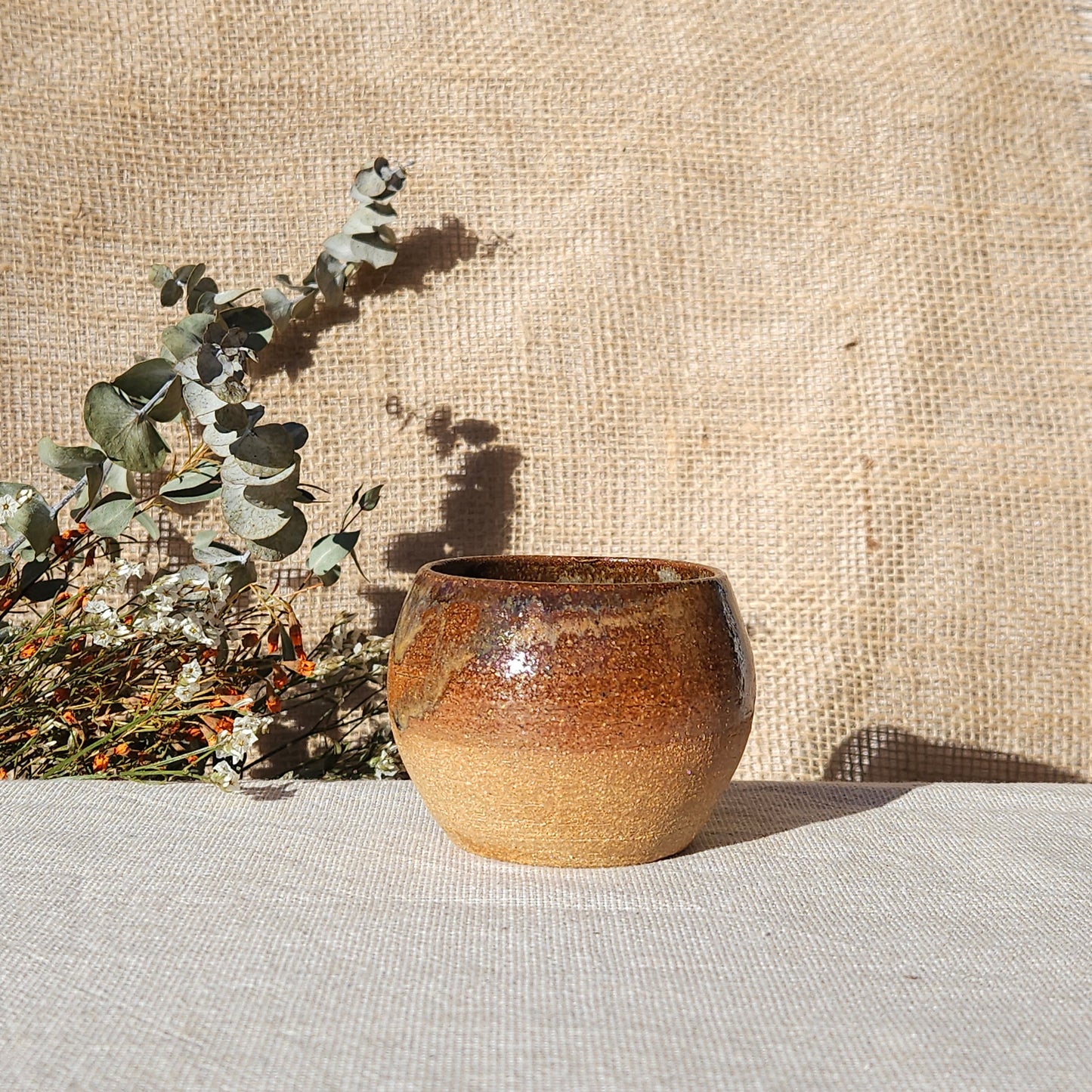 Tasse Boule Beige Rouille
