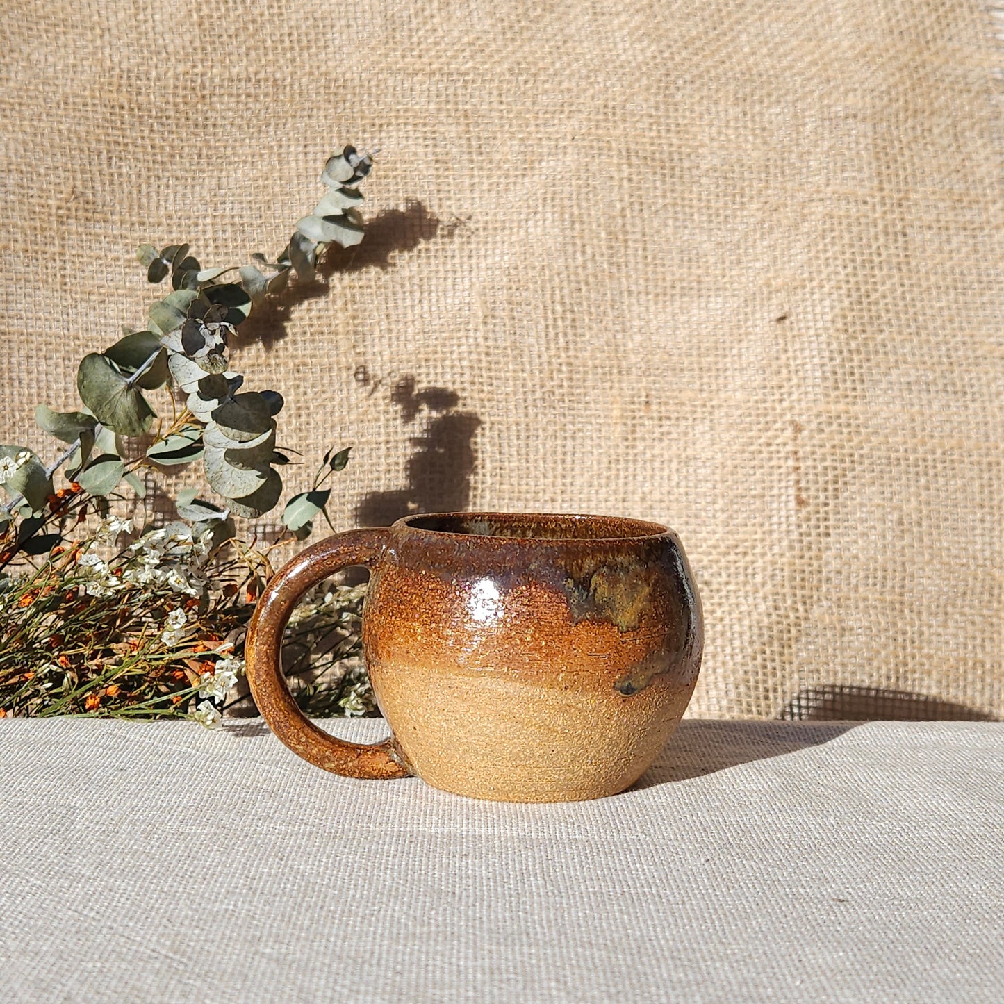 Tasse Boule Beige Rouille