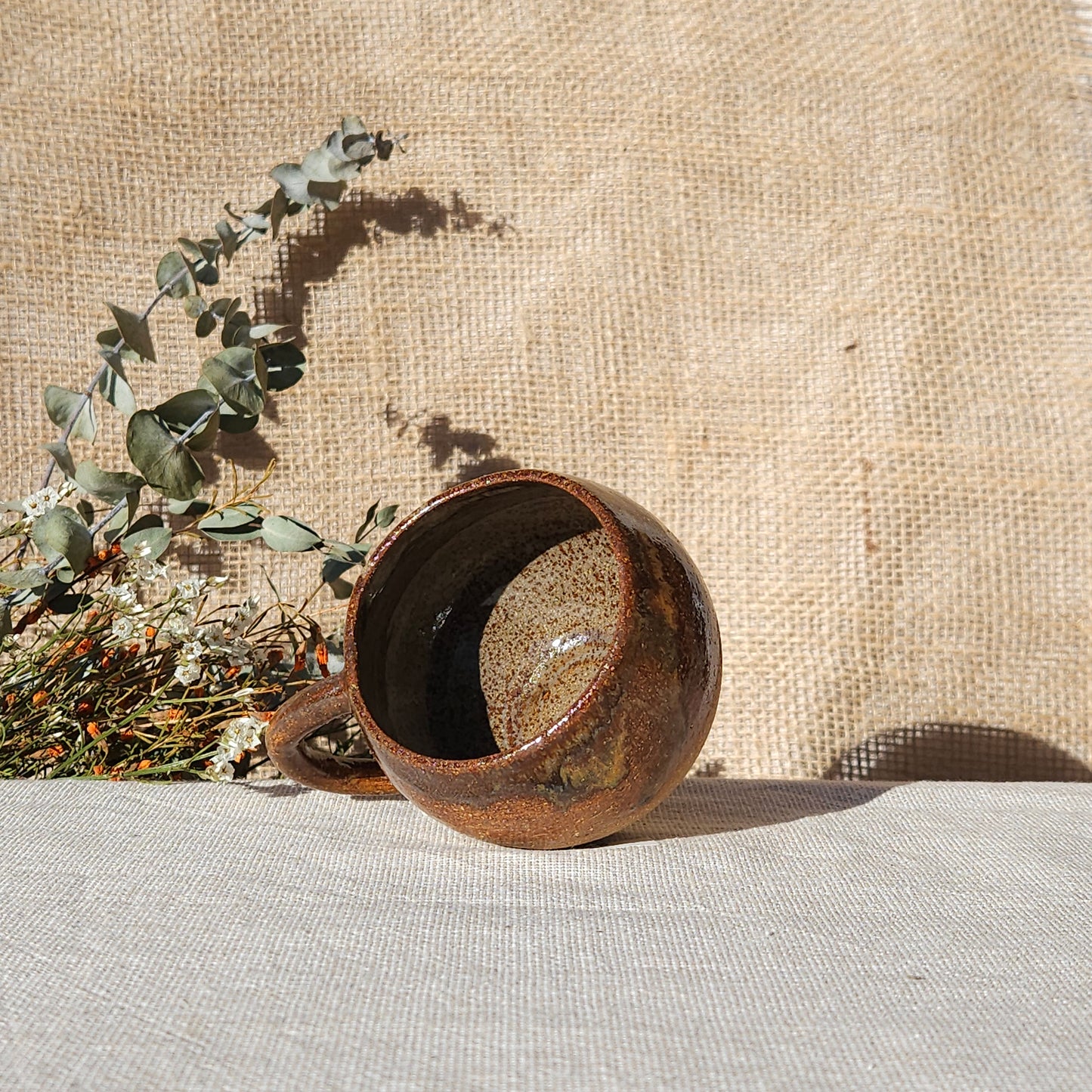 Tasse Boule Beige Rouille
