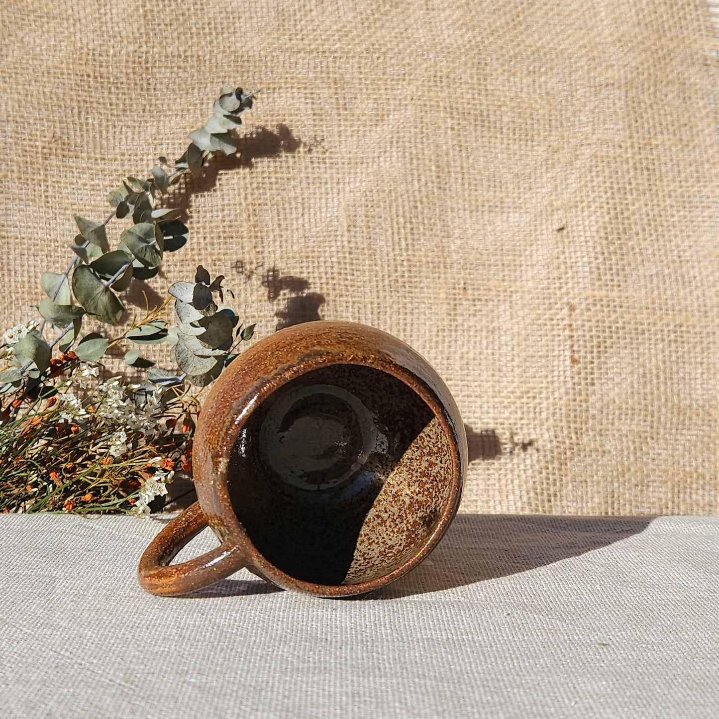 Tasse Boule Beige Rouille