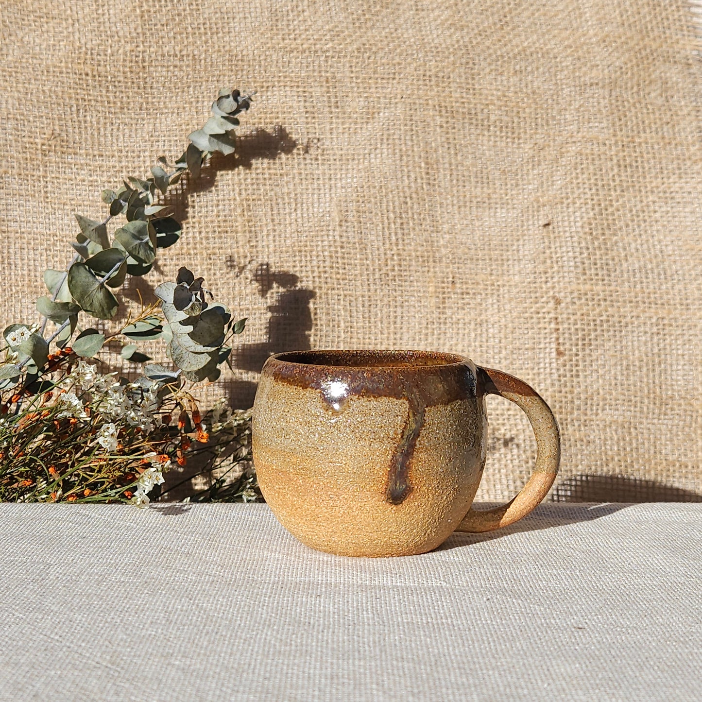 Tasse Boule Beige Rouille