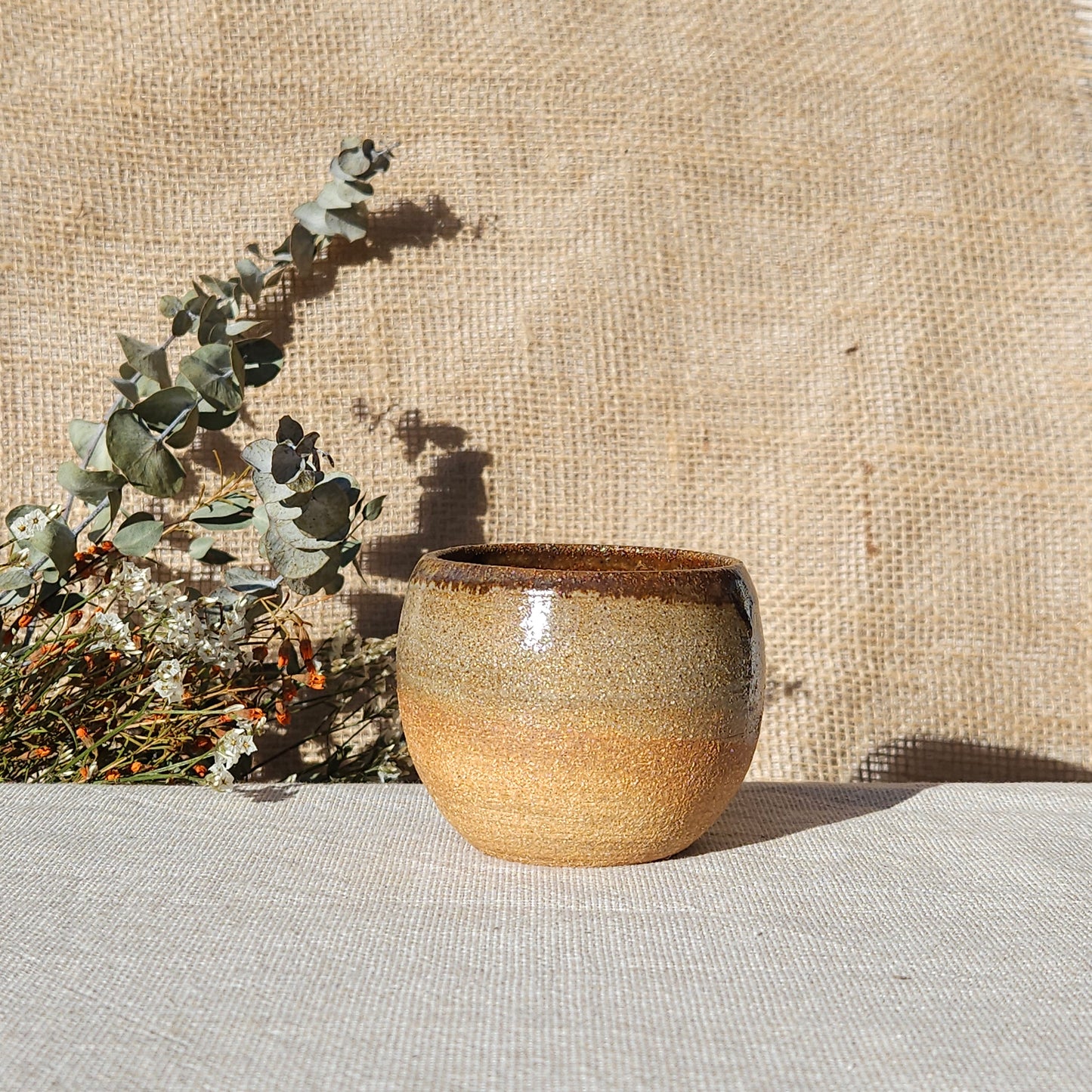Tasse Boule Beige Rouille