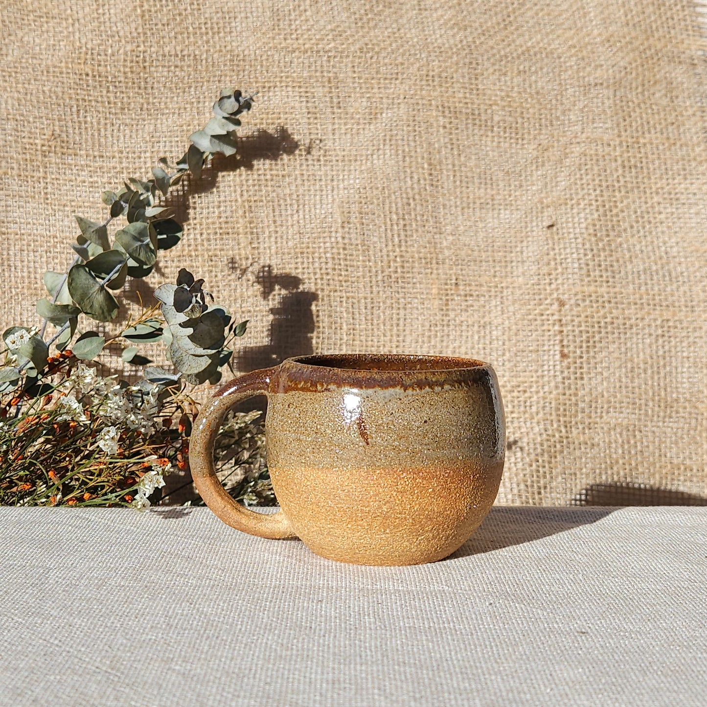 Tasse Boule Beige Rouille