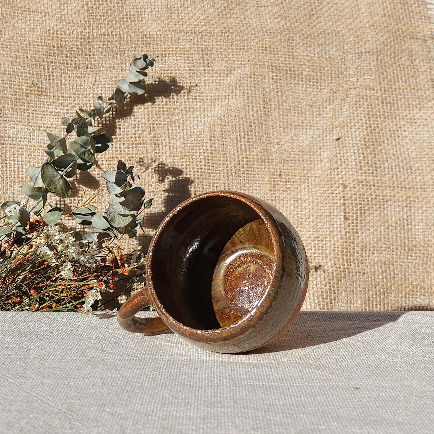 Tasse Boule Beige Rouille