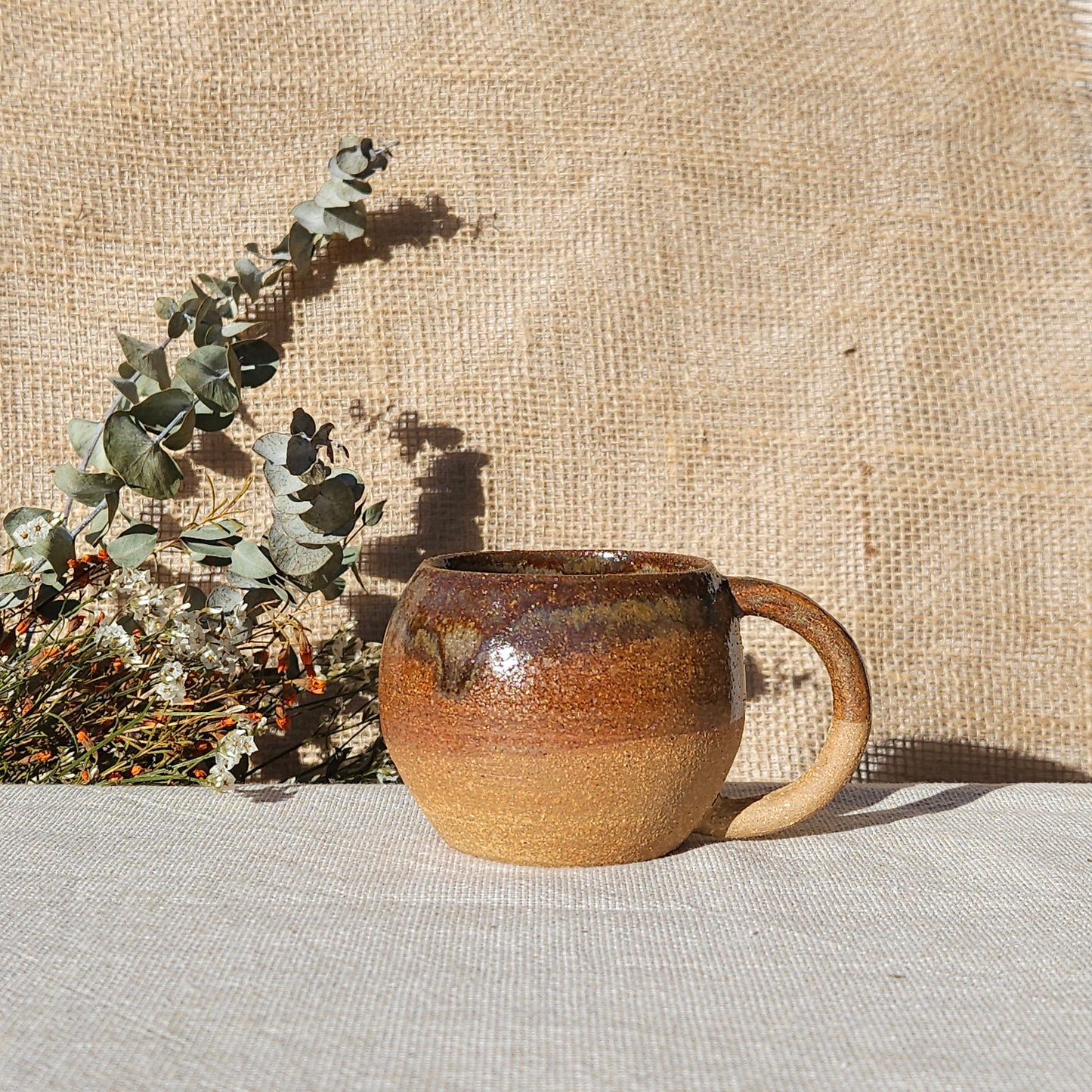 Tasse Boule Beige Rouille