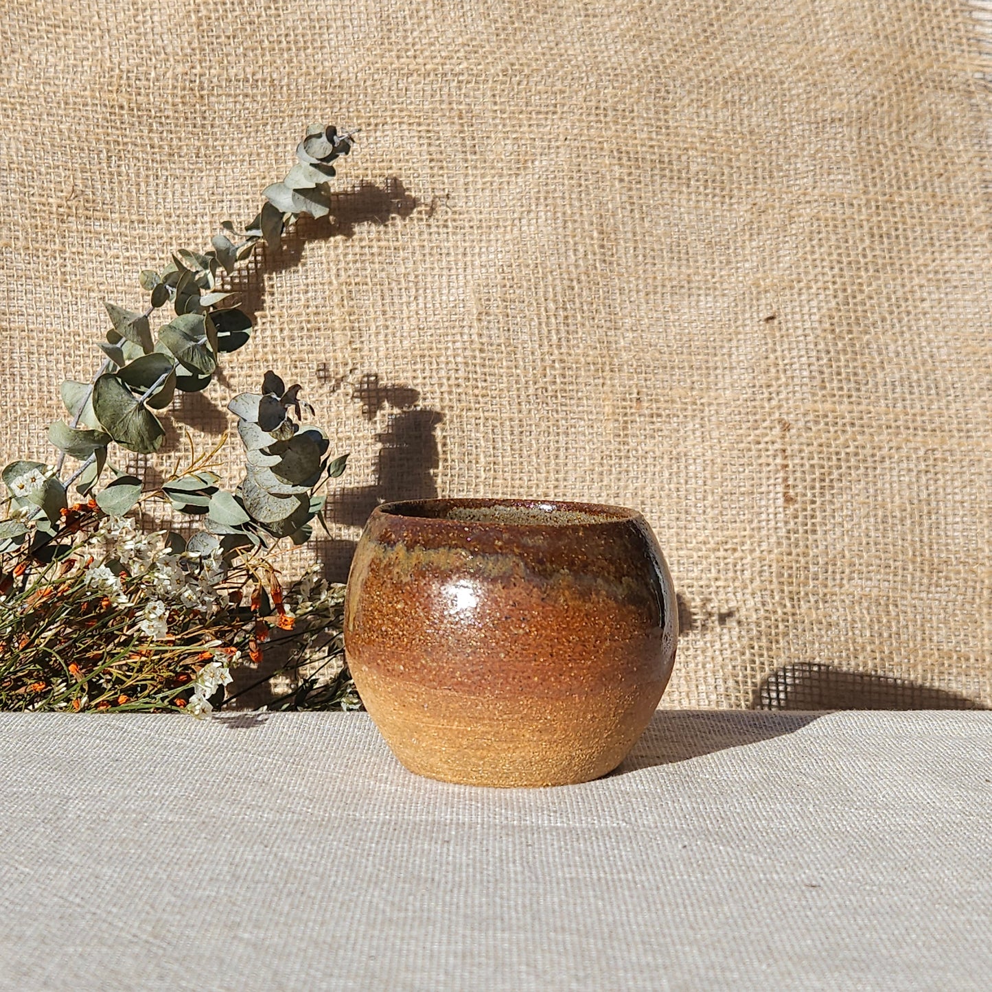 Tasse Boule Beige Rouille