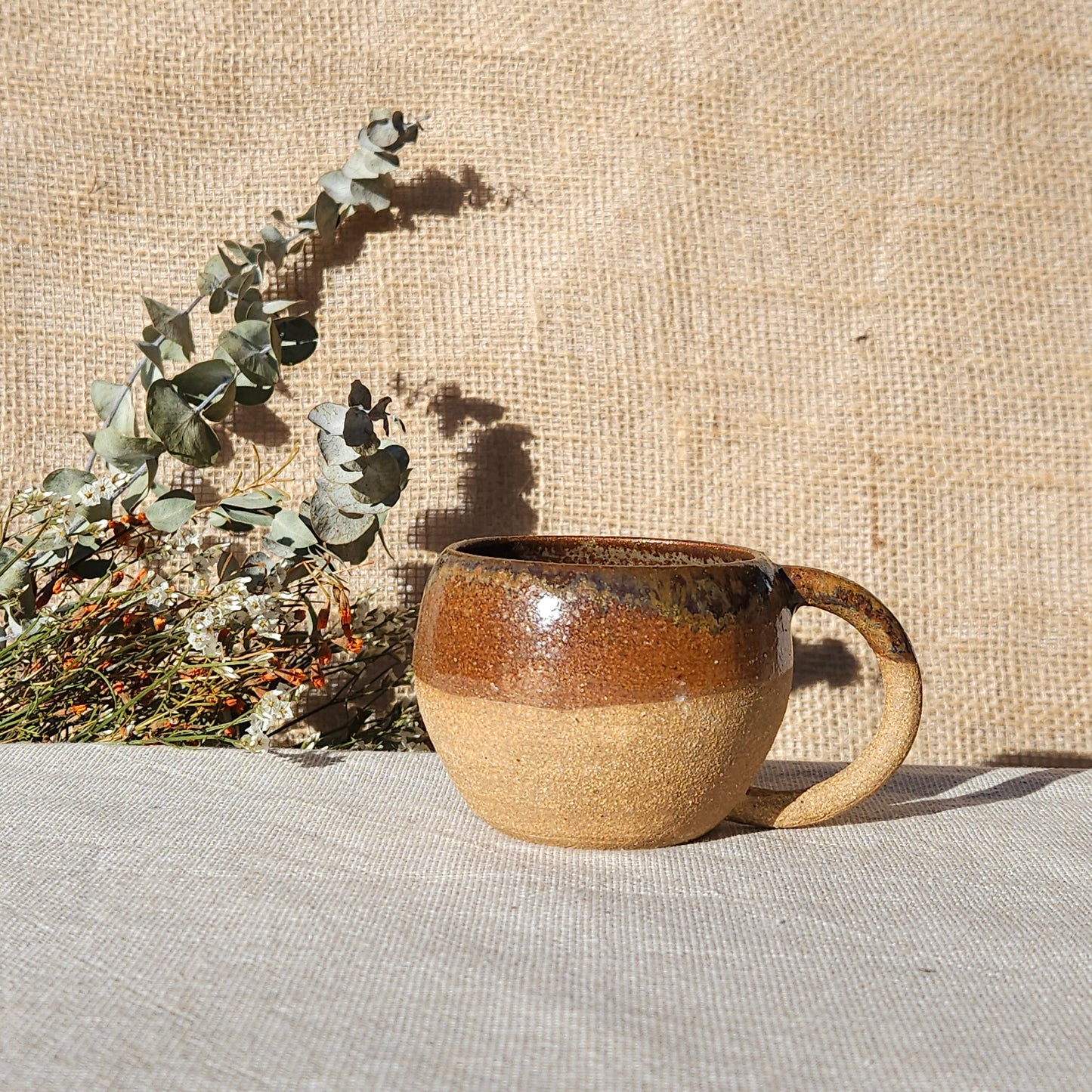 Tasse Boule Beige Rouille