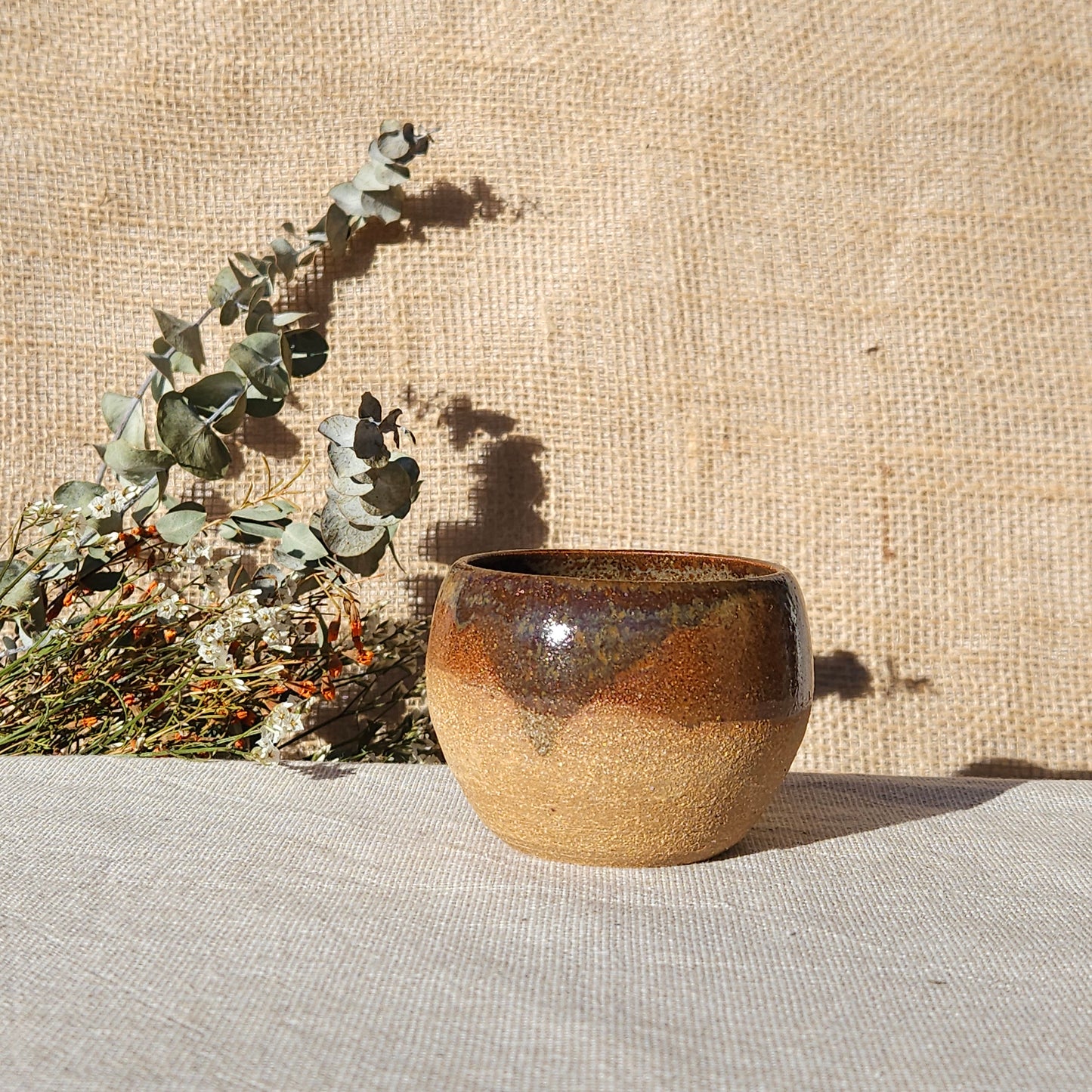 Tasse Boule Beige Rouille