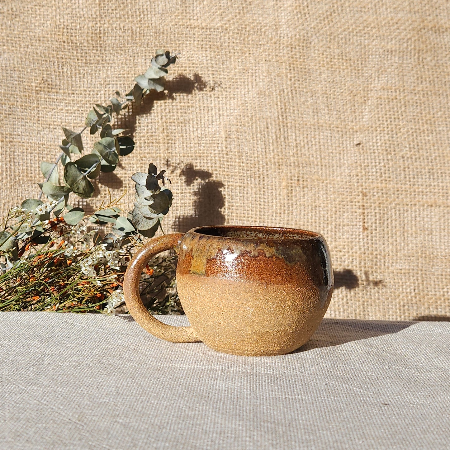 Tasse Boule Beige Rouille
