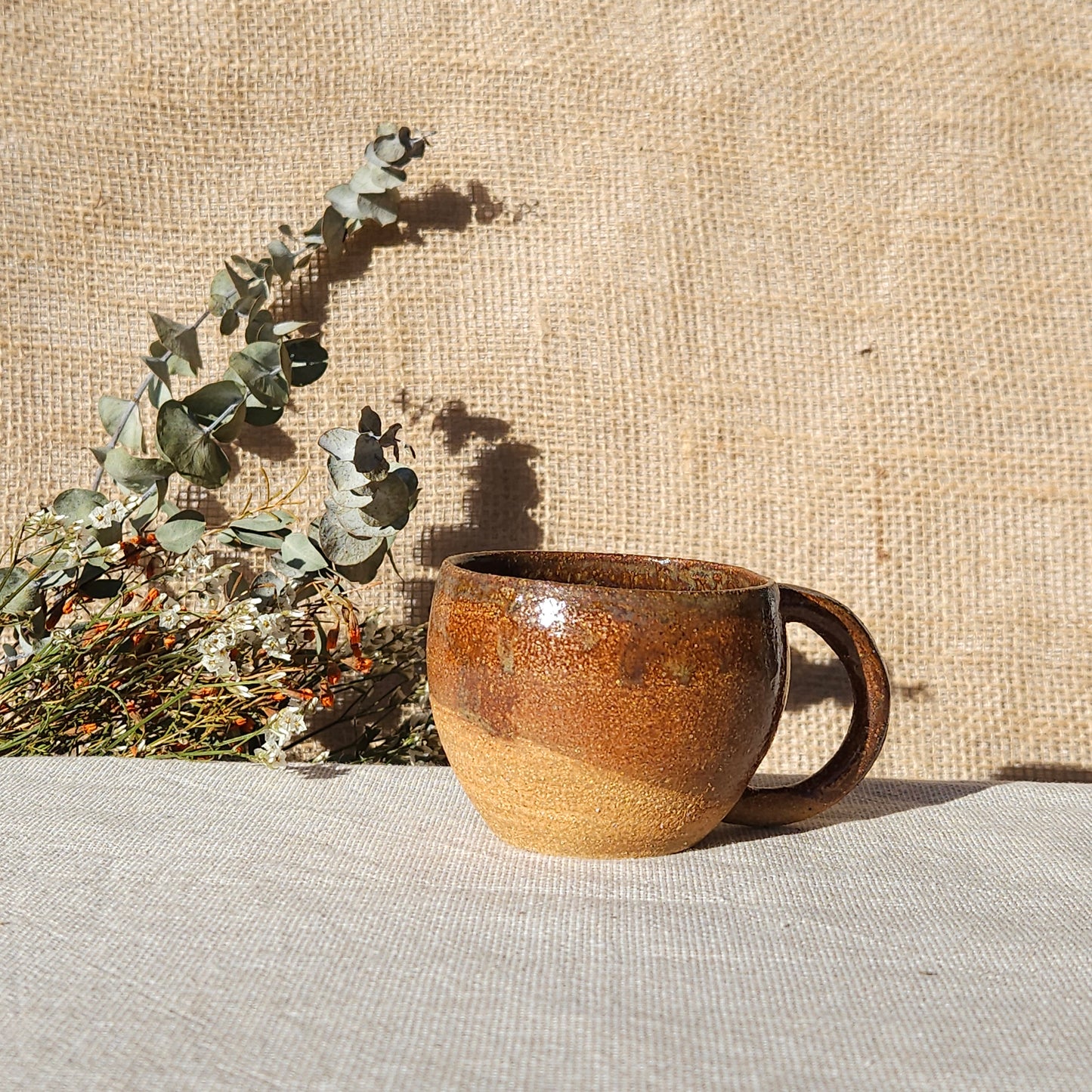 Tasse Boule Beige Rouille