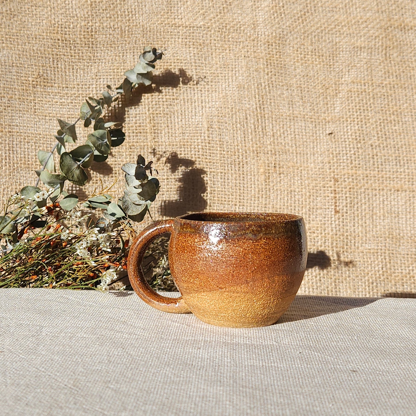 Tasse Boule Beige Rouille