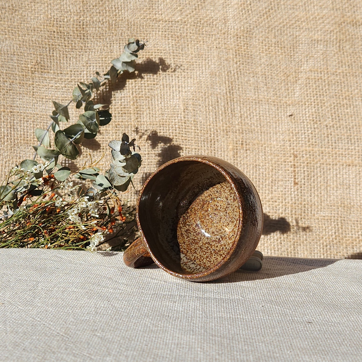 Tasse Boule Beige Rouille