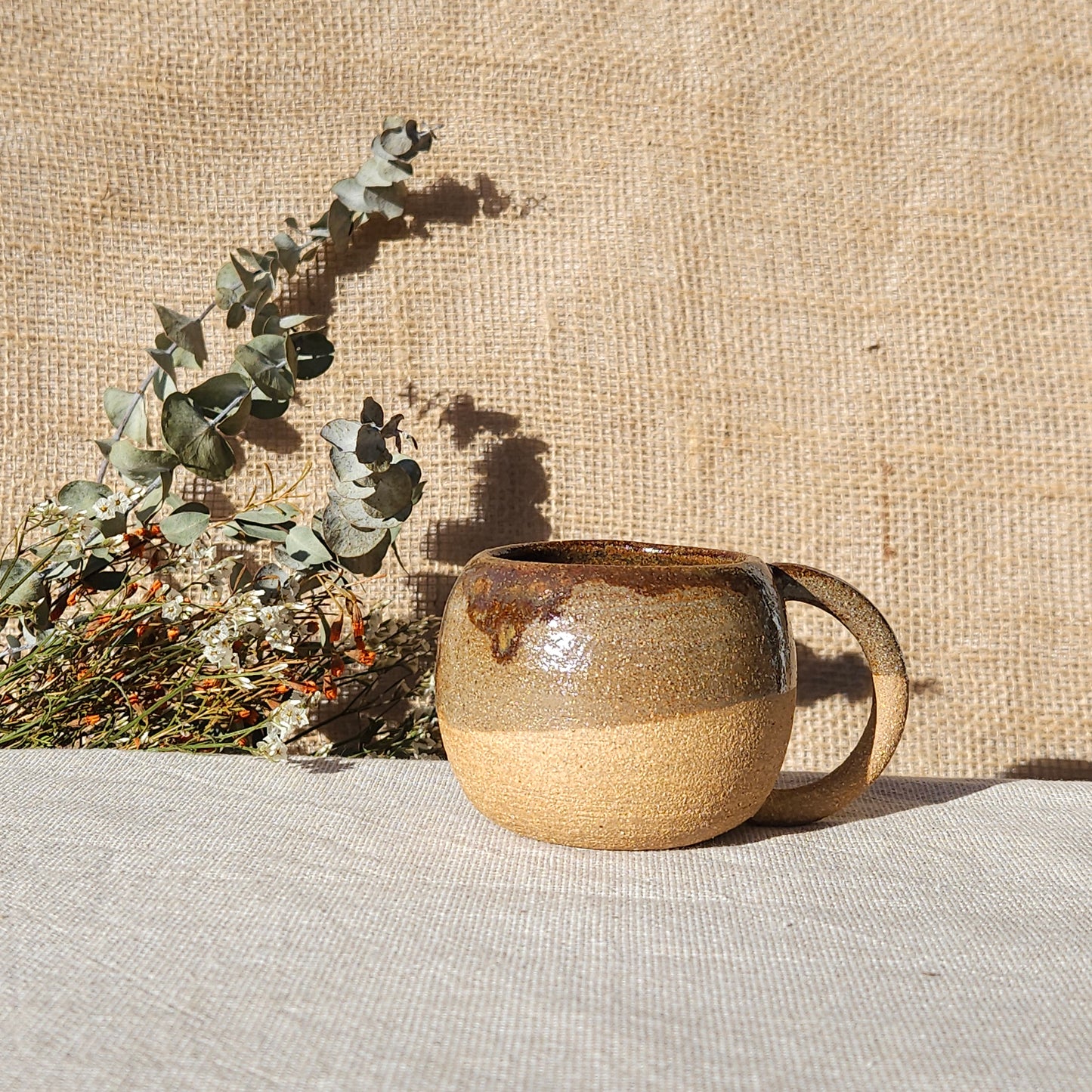Tasse Boule Beige Rouille