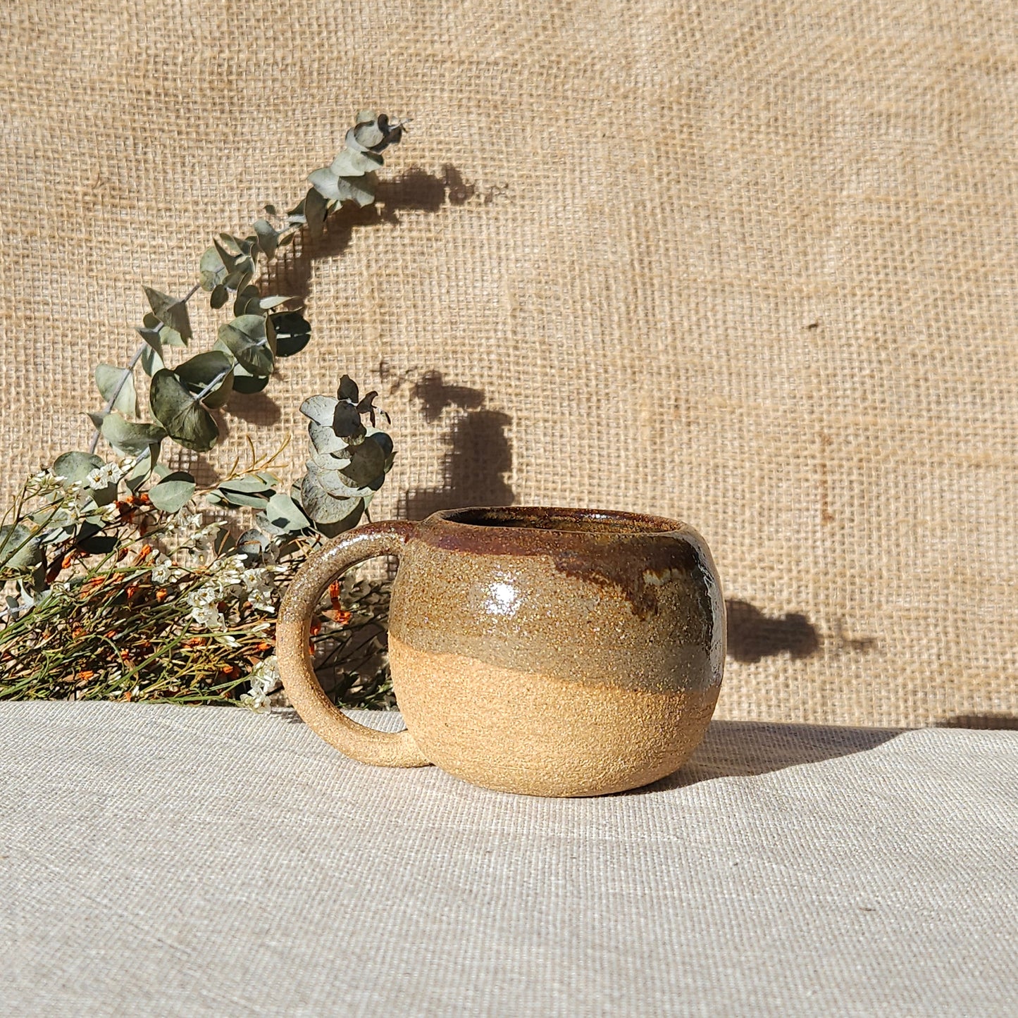 Tasse Boule Beige Rouille