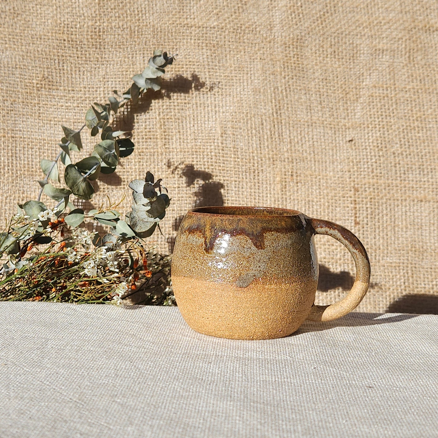 Tasse Boule Beige Rouille