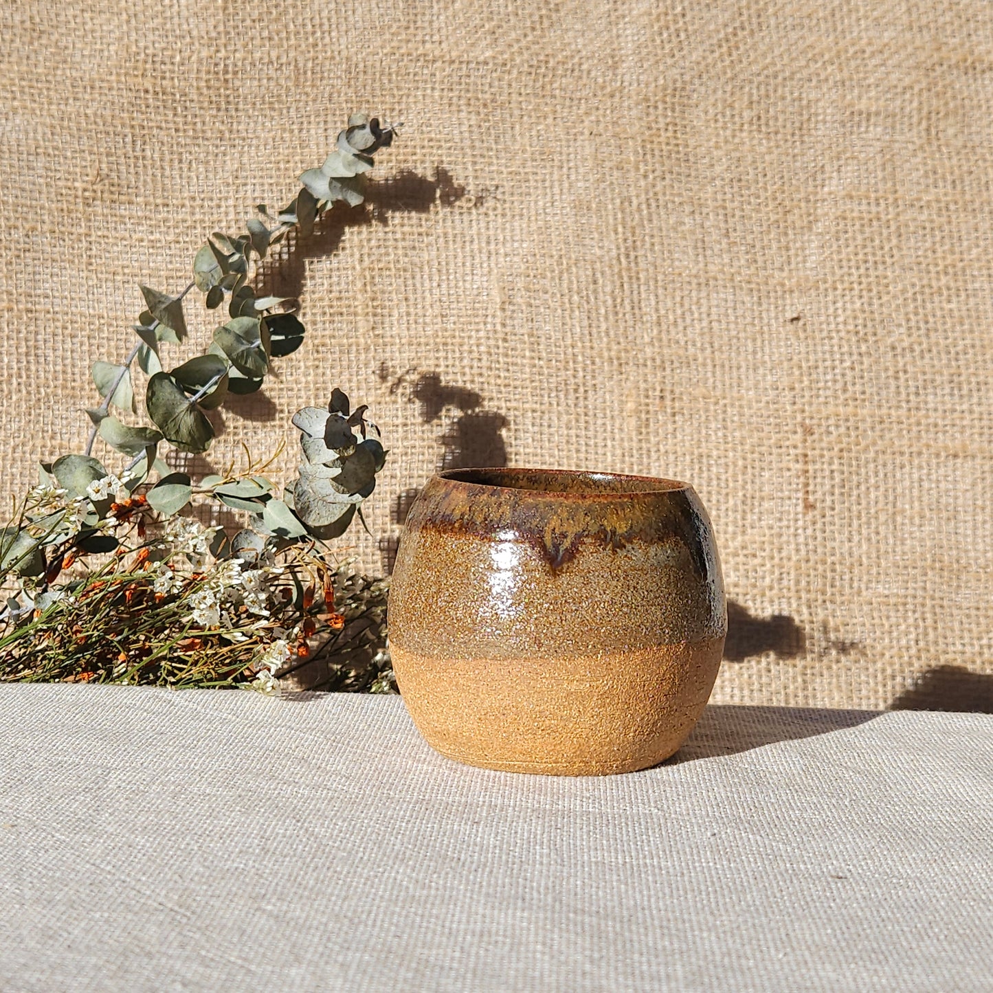 Tasse Boule Beige Rouille
