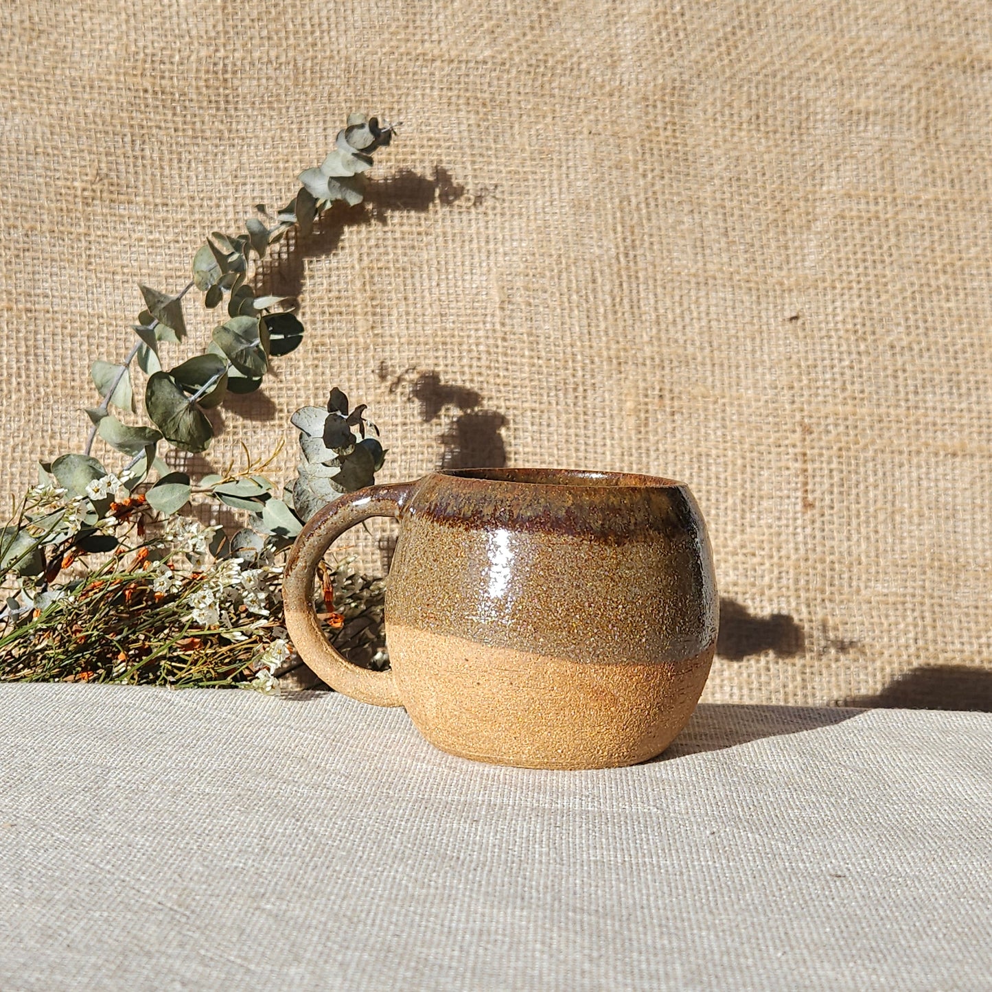 Tasse Boule Beige Rouille