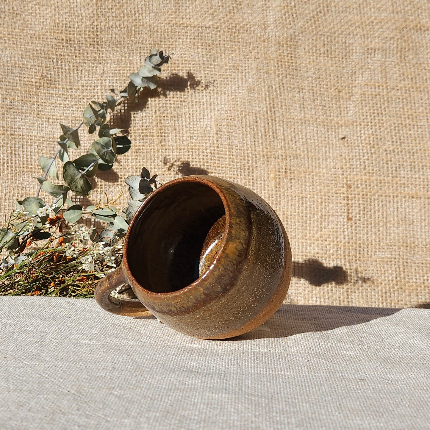 Tasse Boule Beige Rouille
