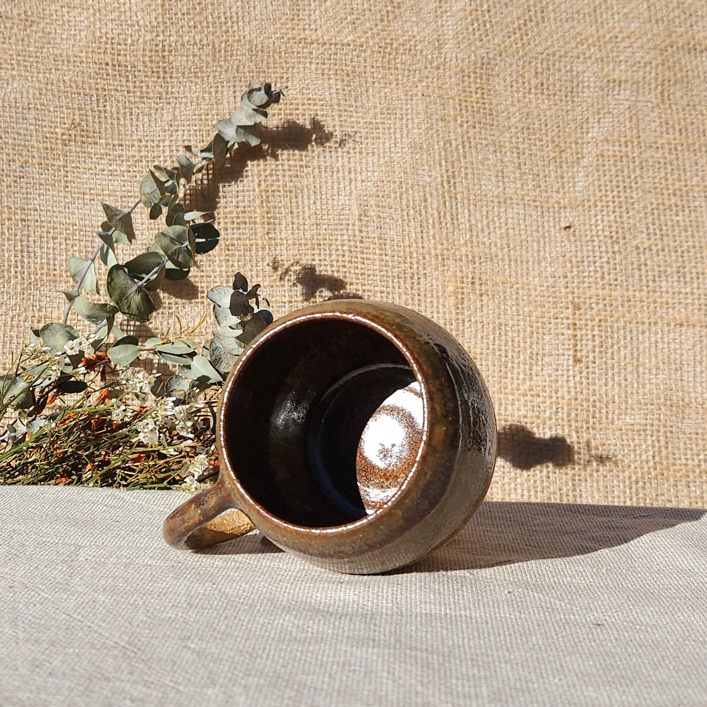 Tasse Boule Beige Rouille