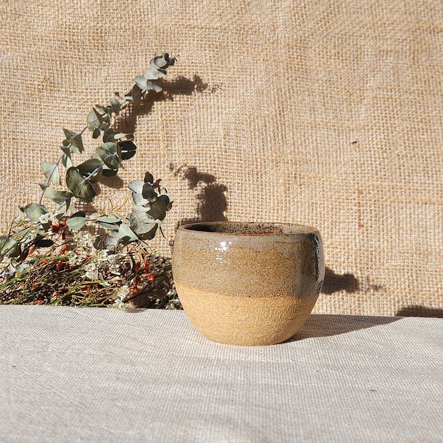 Tasse Boule Beige Rouille