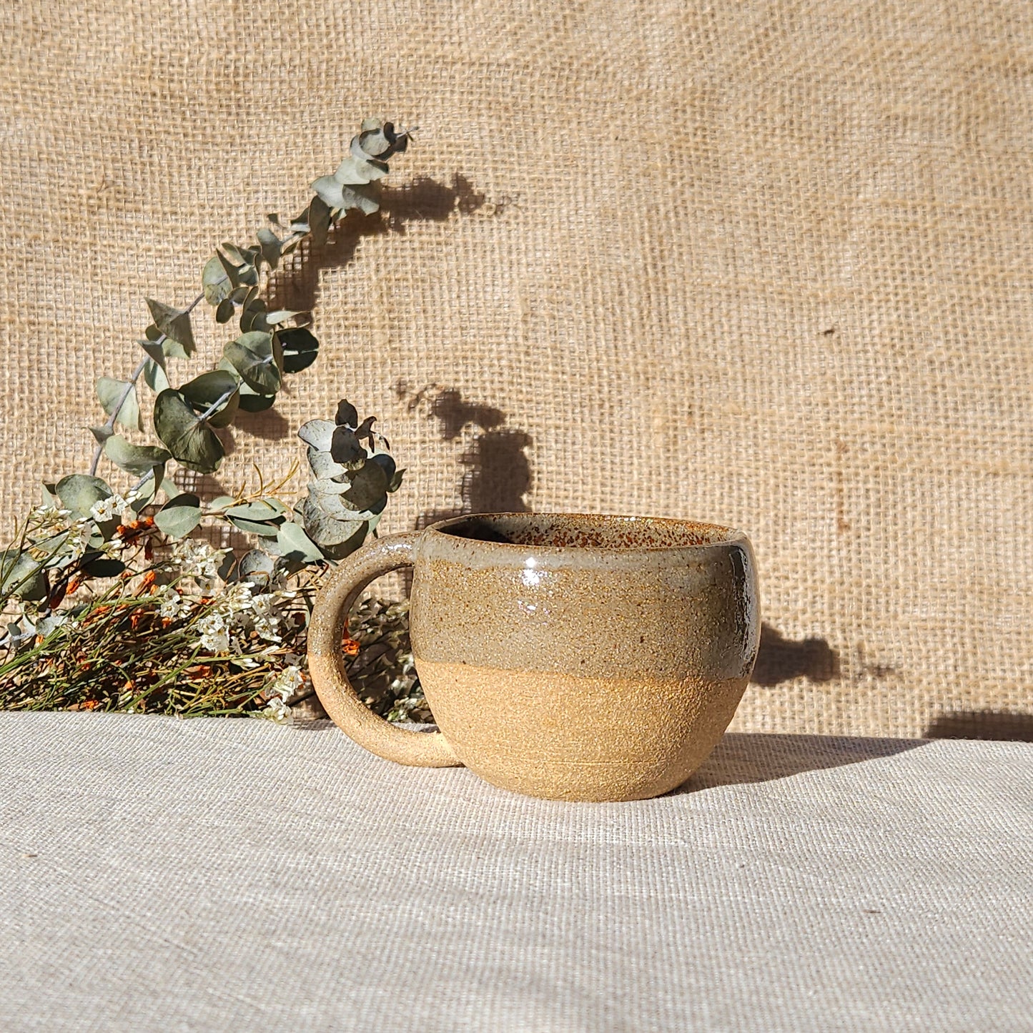 Tasse Boule Beige Rouille