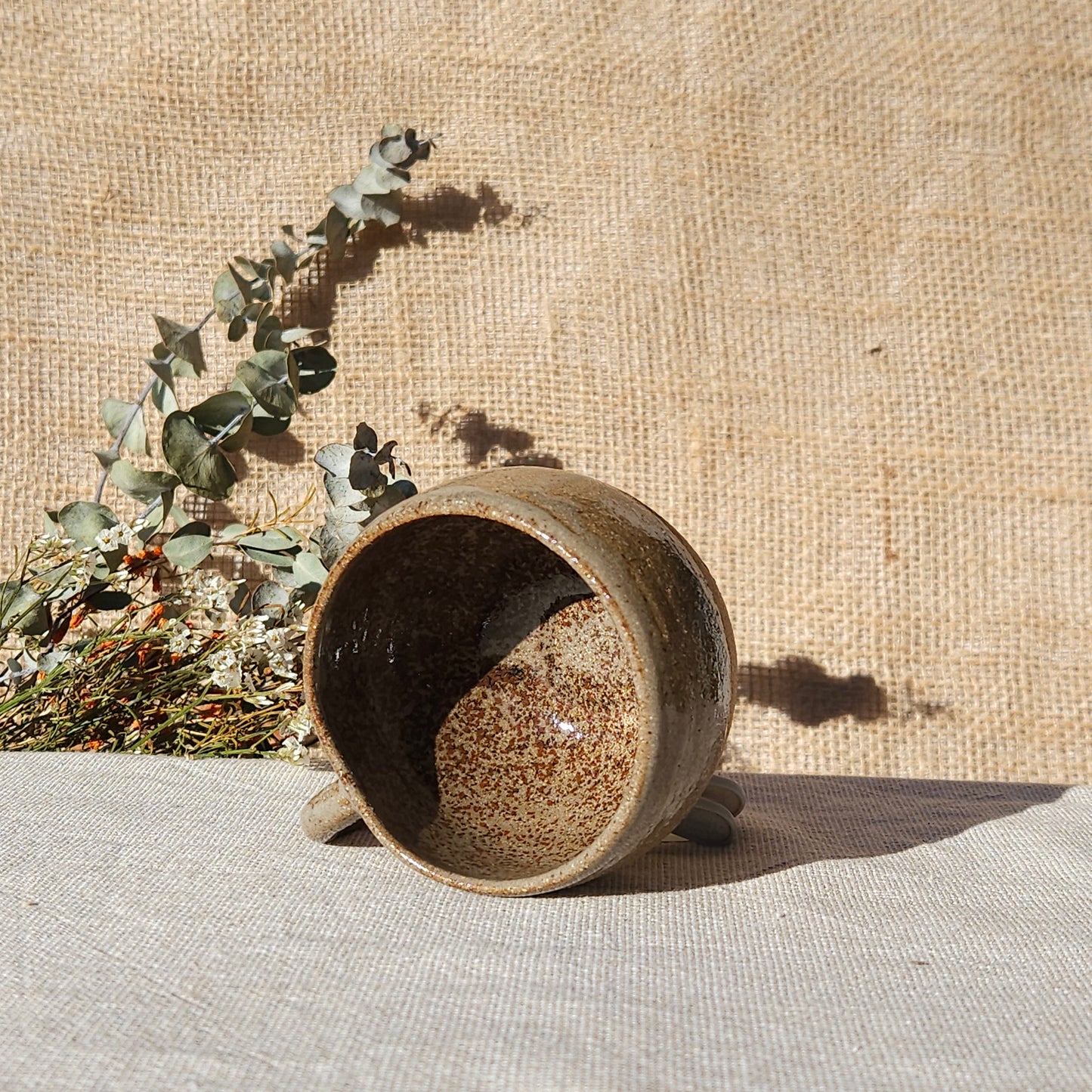 Tasse Boule Beige Rouille