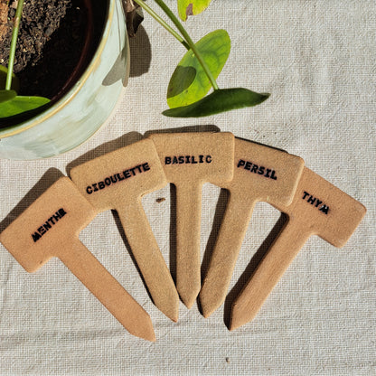 Etiquettes herbes aromatiques
