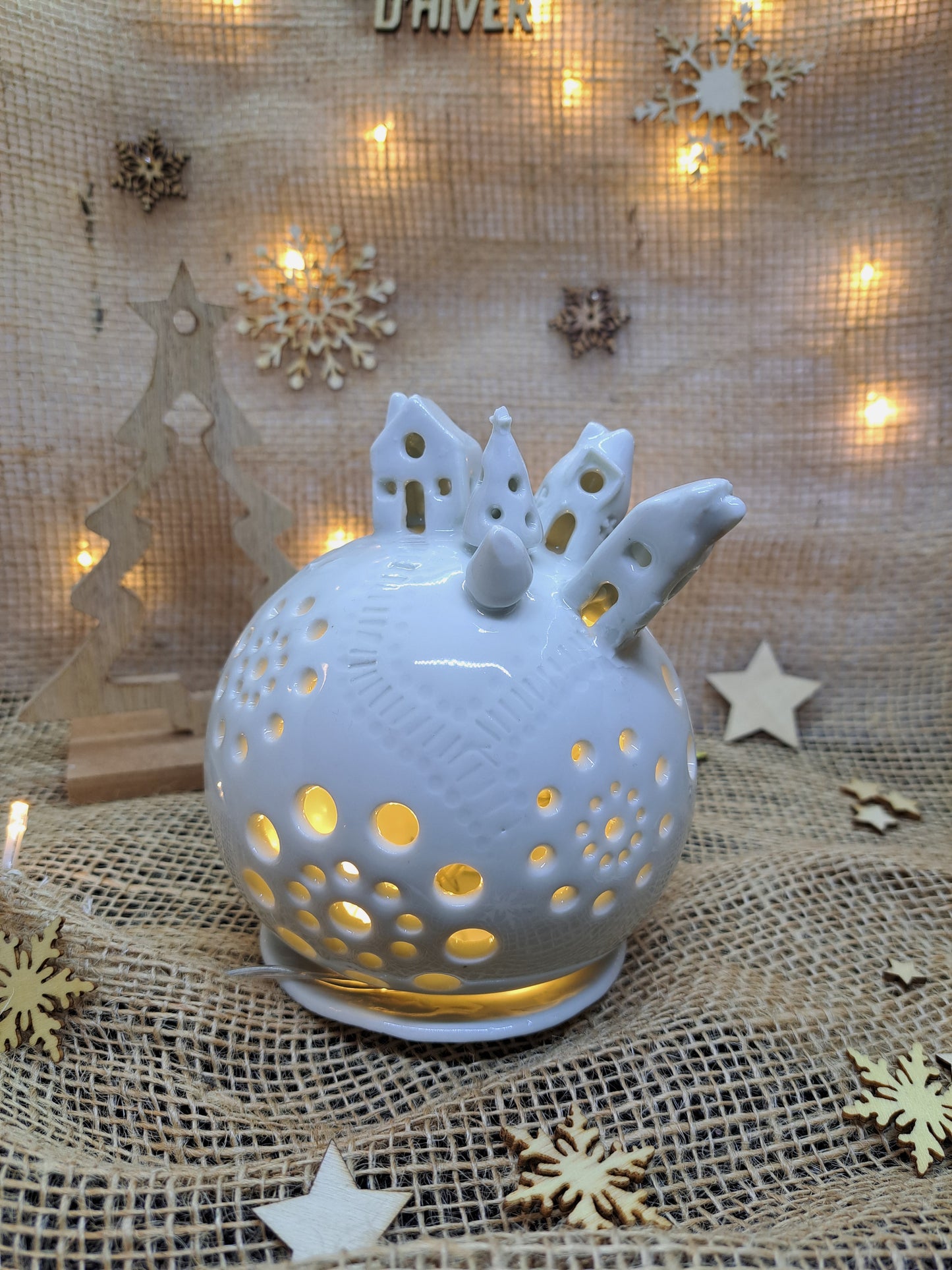 Boules photophores maisonettes