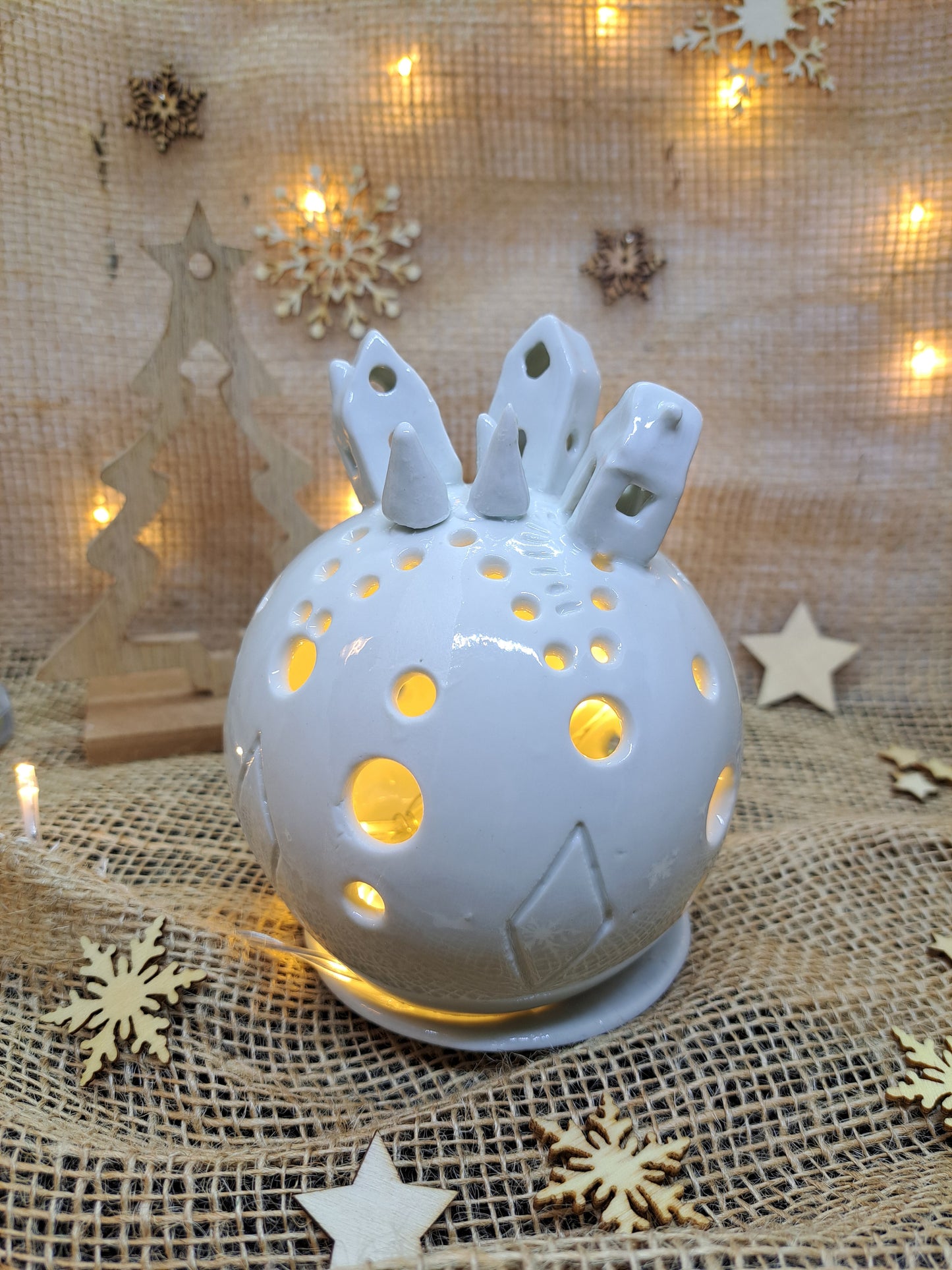 Boules photophores maisonettes