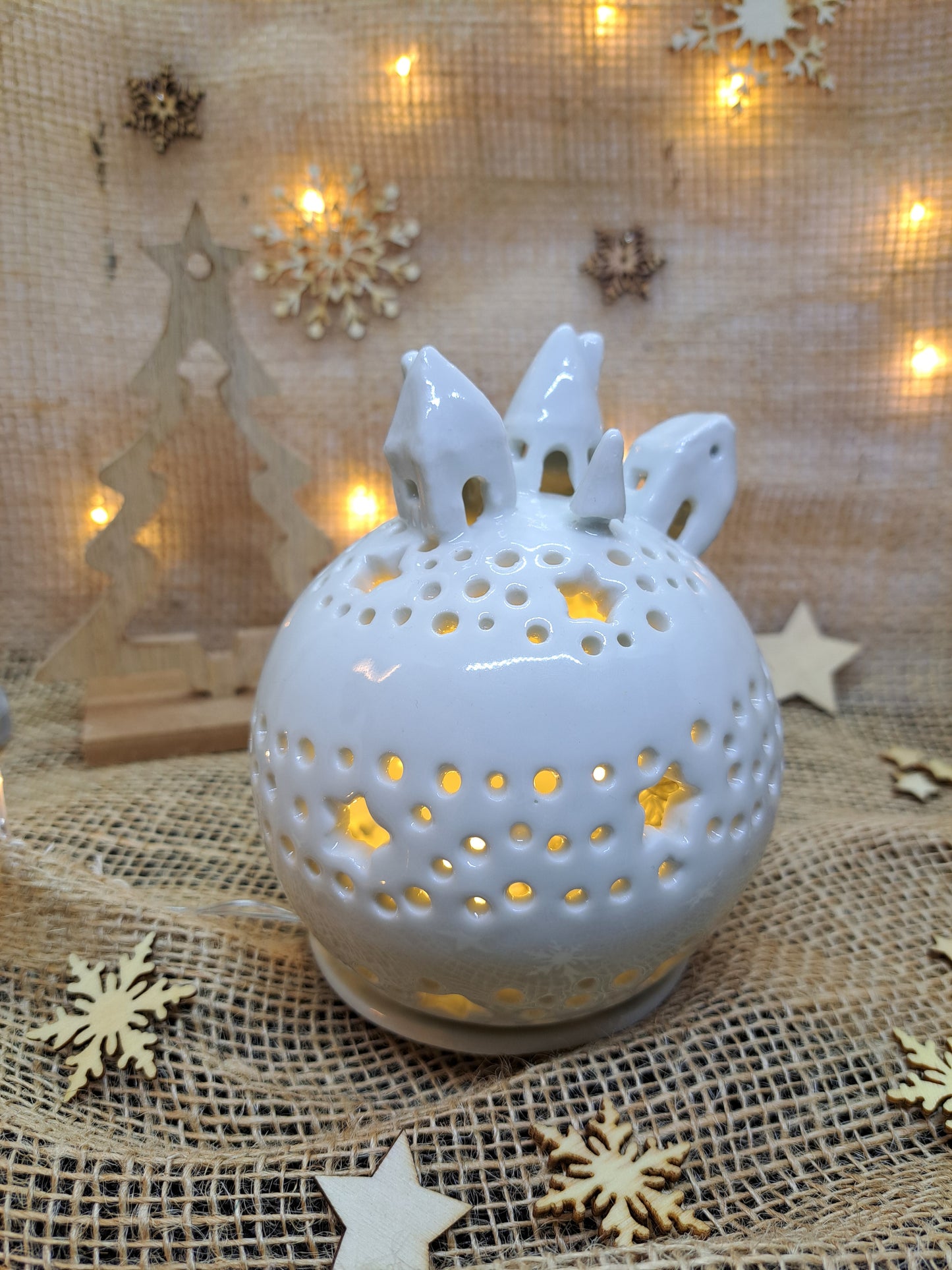 Boules photophores maisonettes