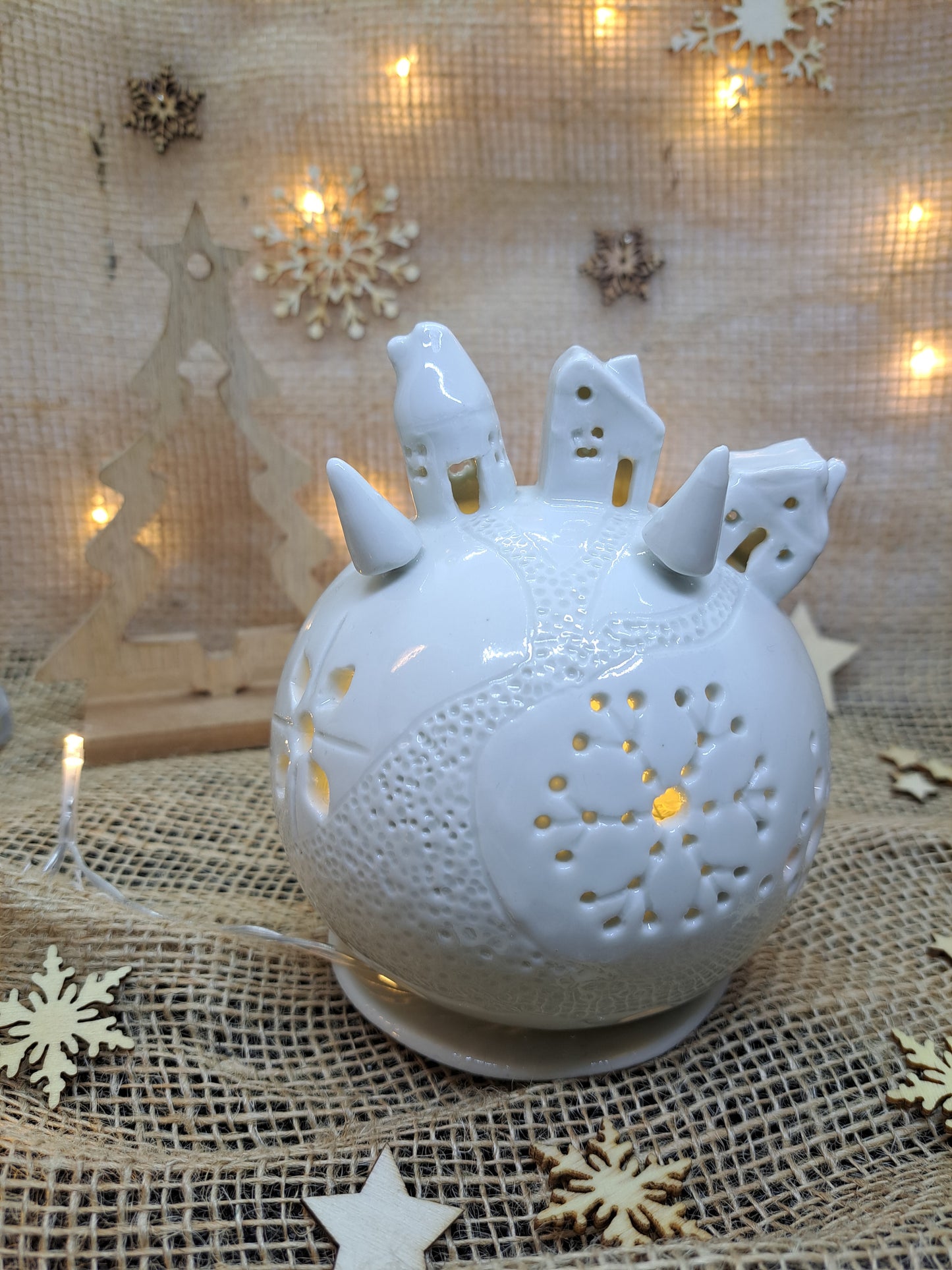 Boules photophores maisonettes