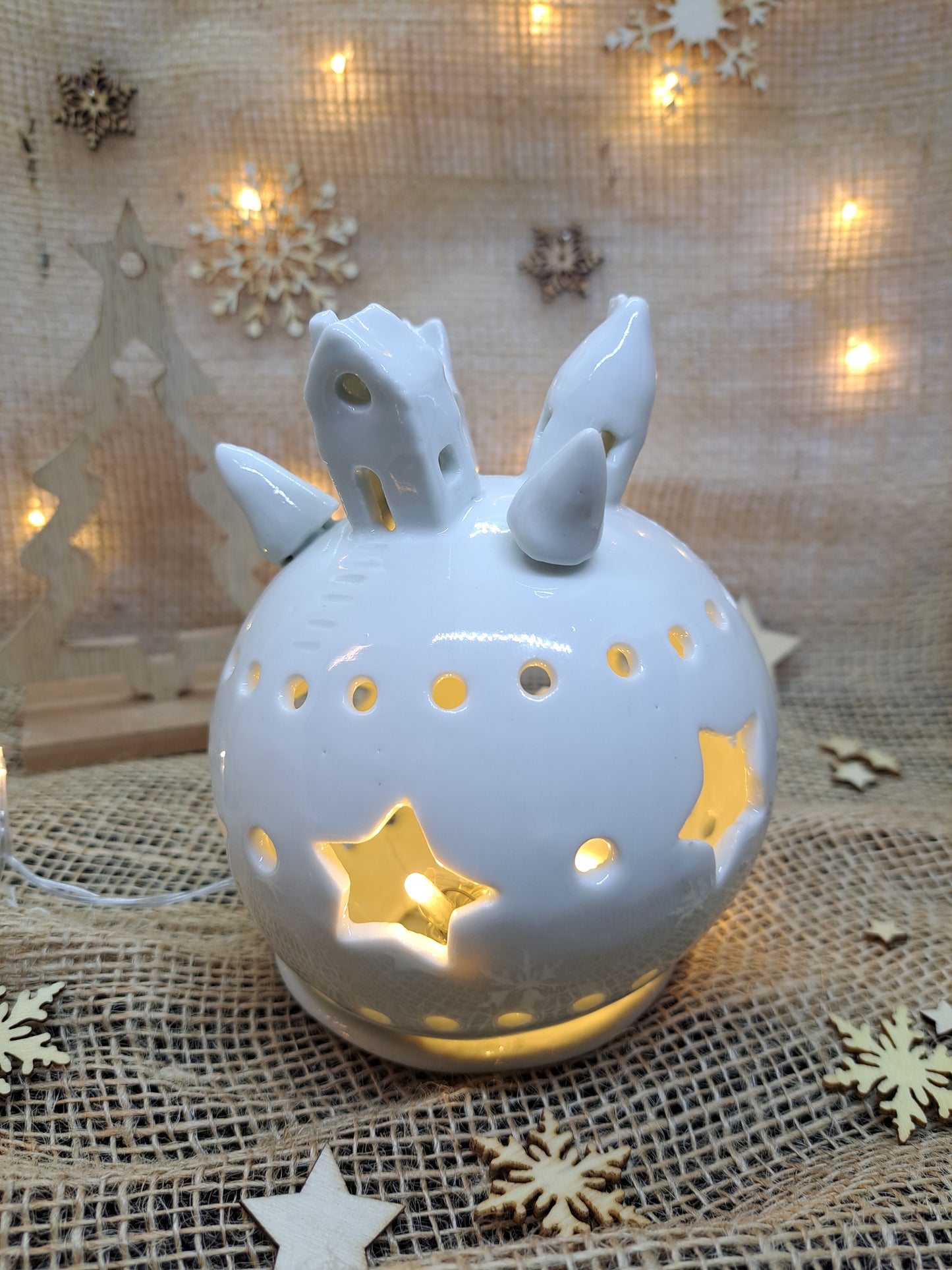 Boules photophores maisonettes