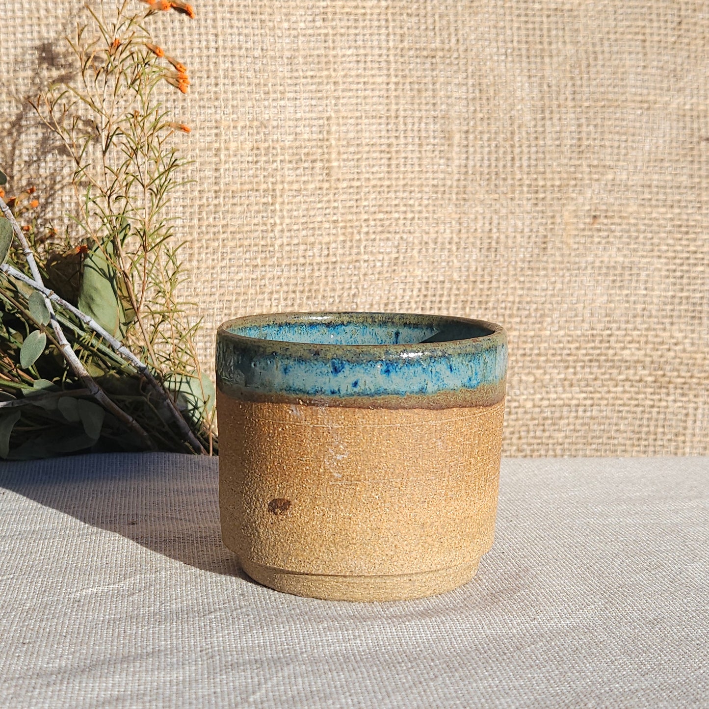 Gobelet droit sans anse Bleu vert