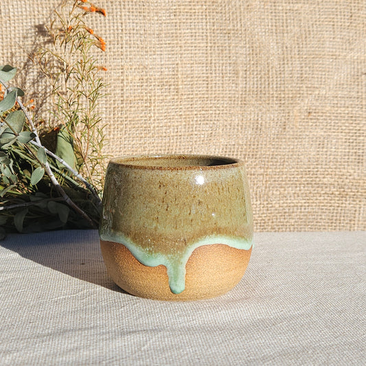 Gobelet sans anse vert olive