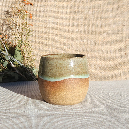 Gobelet sans anse vert olive